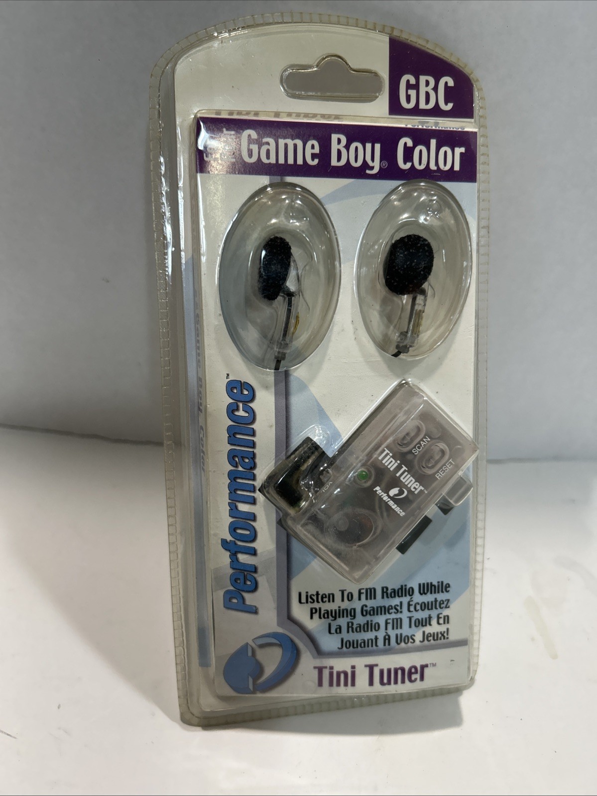Vintage Performance Tini Tuner FM Radio for Nintendo Game Boy Color (GBC) – New
