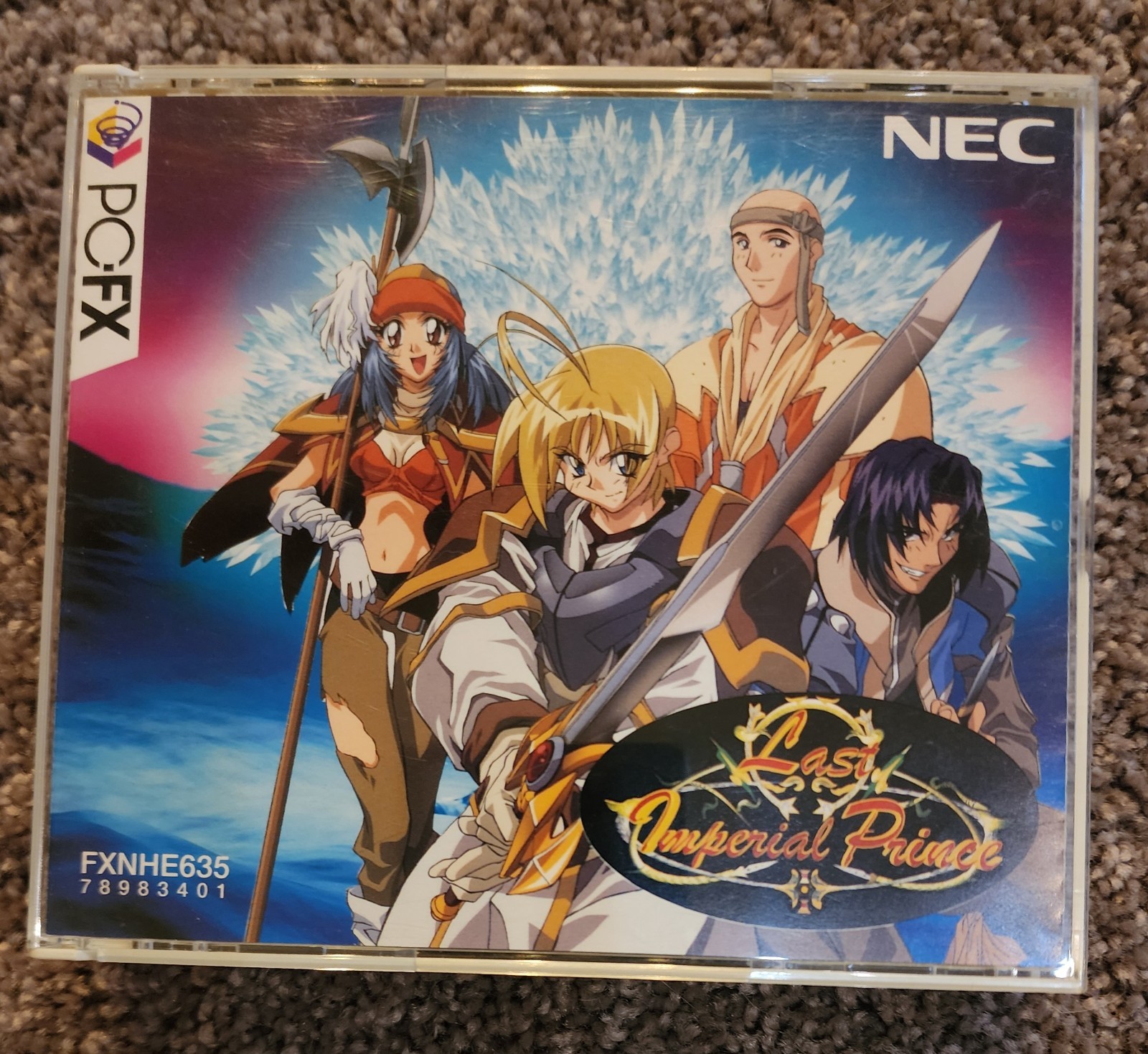 NEC PC-FX – LAST IMPERIAL PRINCE *PRISTINE* US Seller – 100% Rating 1997
