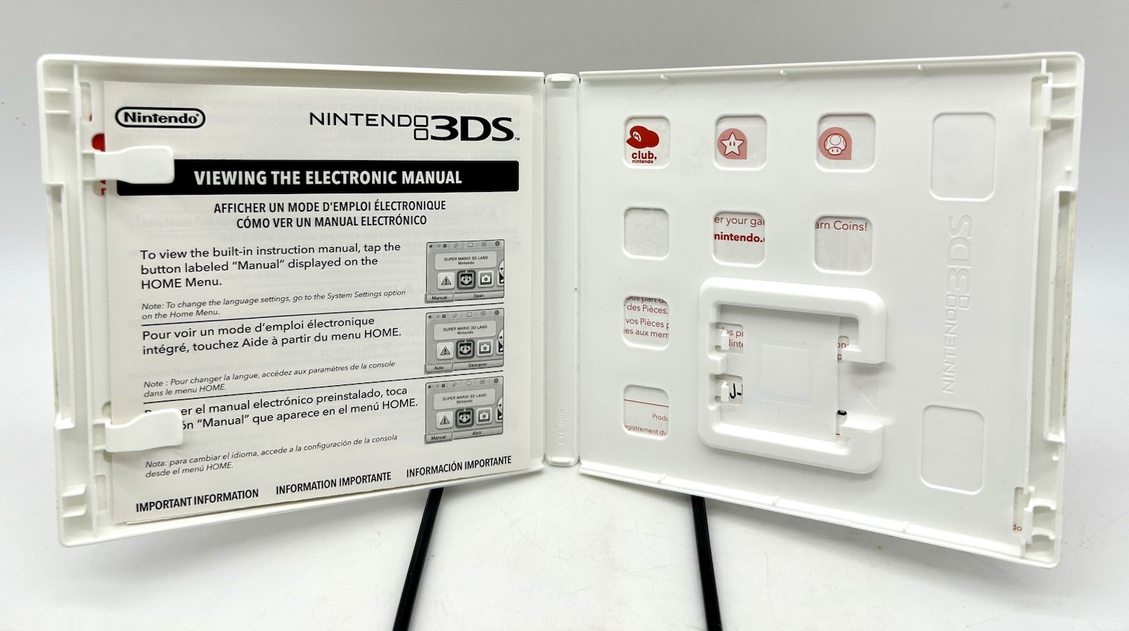 Pokemon Omega Ruby Nintendo 3DS Case With Insert Only CASE ONLY NO GAME