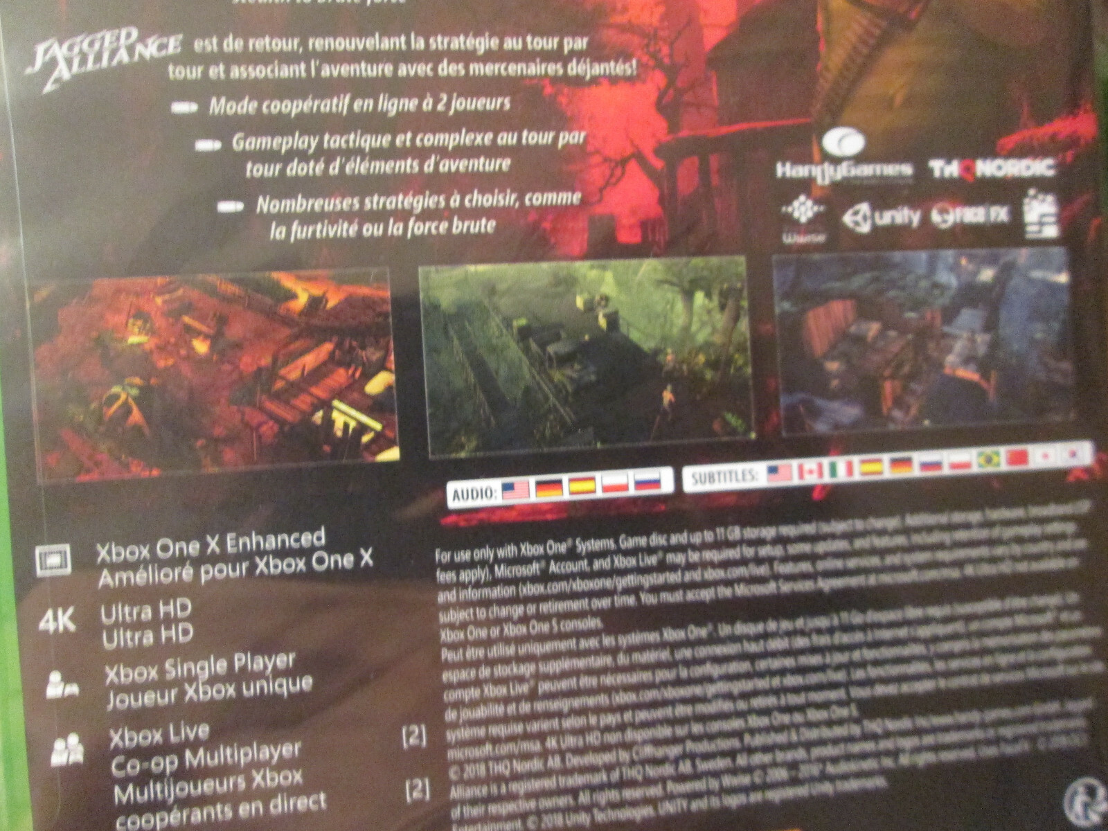 JAGGED ALLIANCE RAGE XBOX ONE BRAND NEW FACTORY SEALED