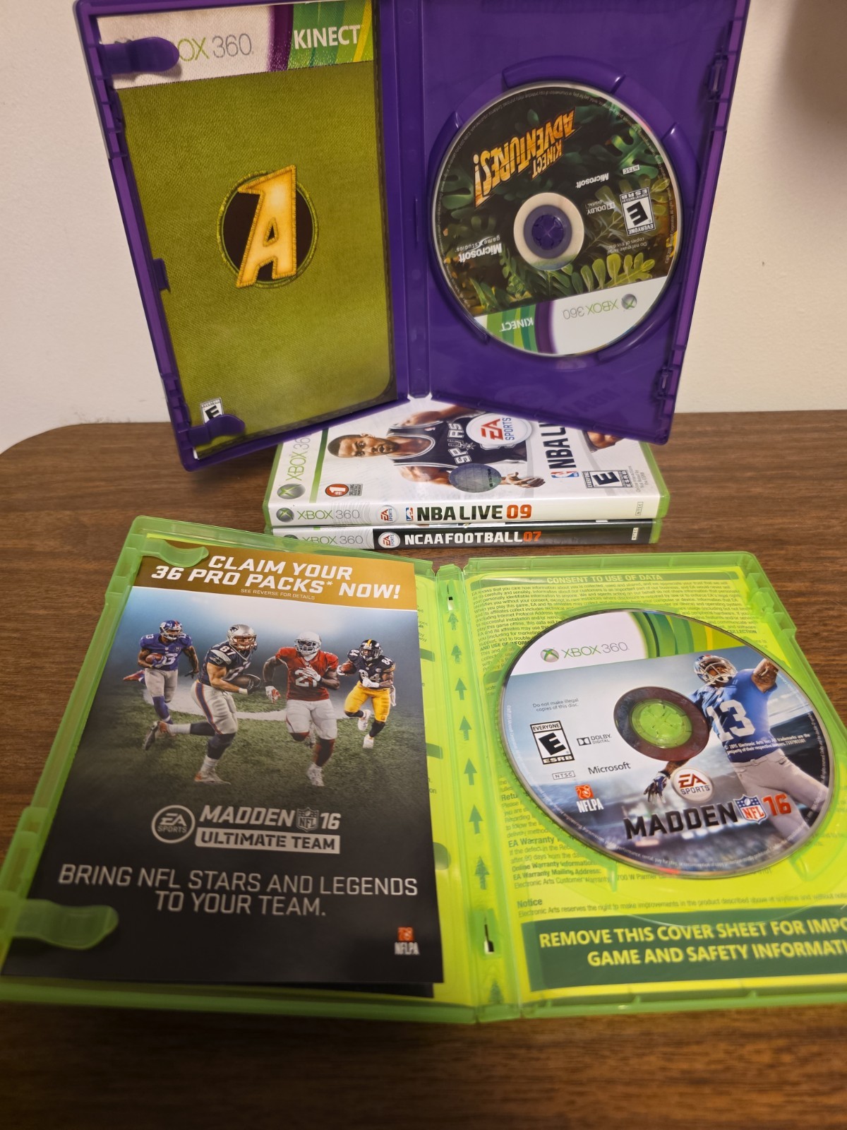 Microsoft Xbox 360 Game Lot Of 12 W/ 2 Turtle Beach X12 Headsets- Untested…