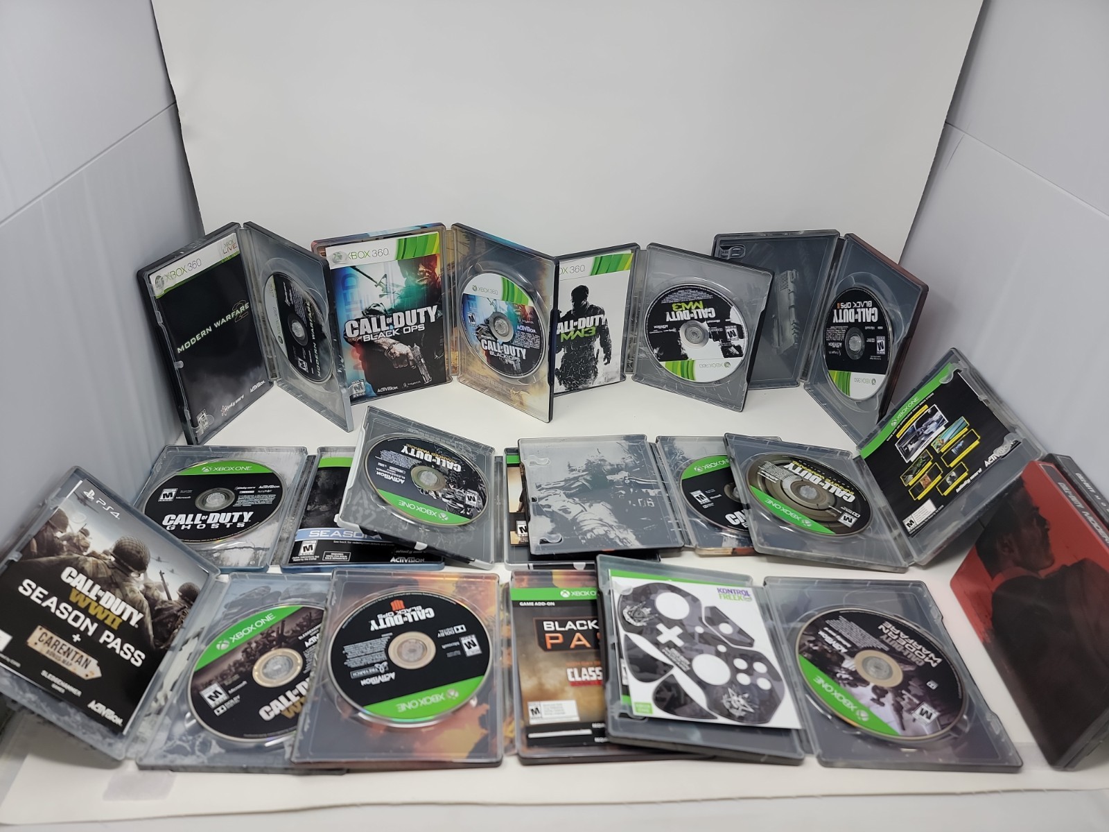 Call Of Duty Steelbook Complete With Game Xbox FROM Old MW2 To New MW3-2 No Game