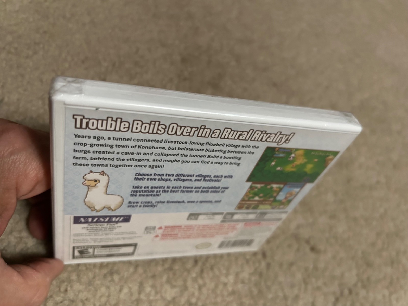 HARVEST MOON 3D THE TALE OF TWO TOWNS – Nintendo 3DS, Brand NEW
