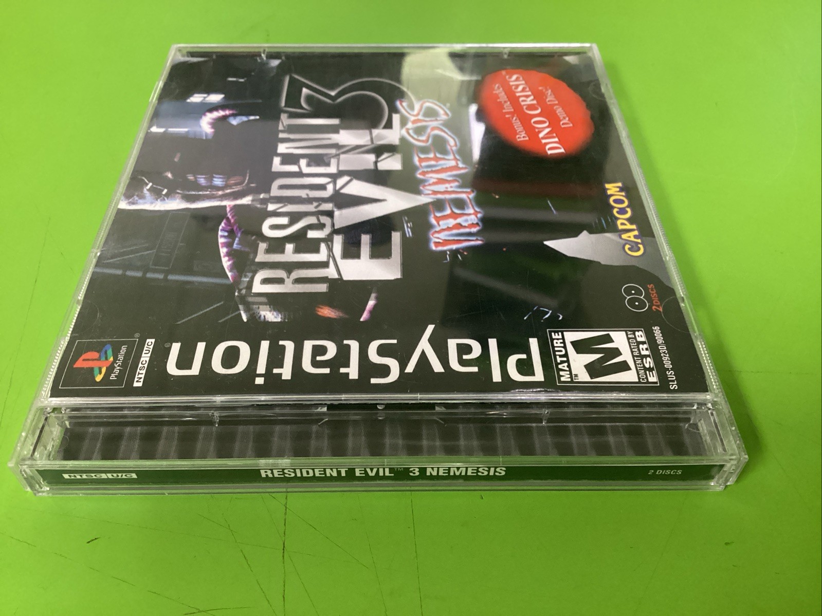 Resident Evil 3: Nemesis (PlayStation 1, 1999) CIB Manual Reg card Tested A