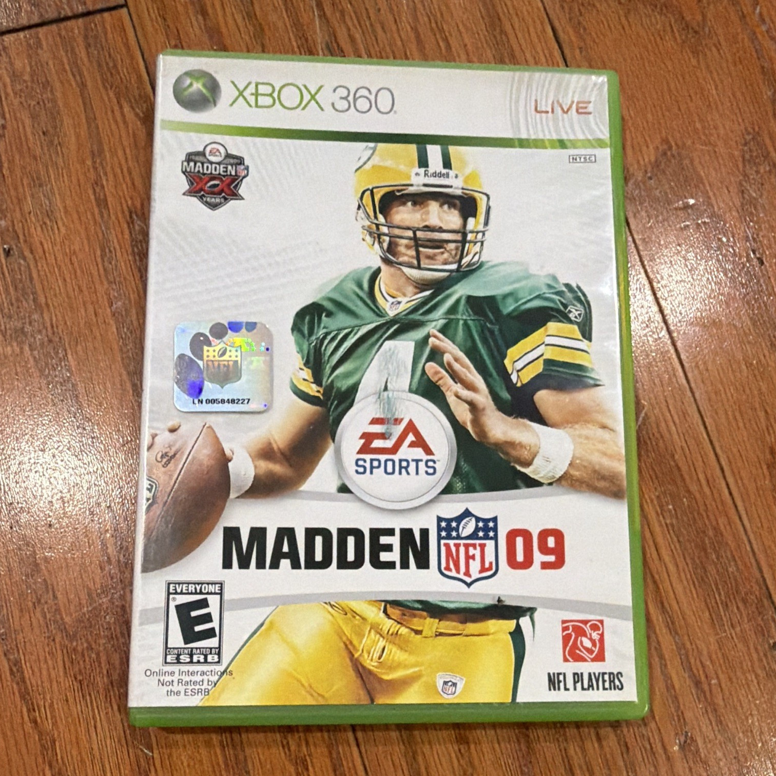 EA Sports Madden NFL 09 (Xbox 360) Complete Case/Disc E Rated NTSC-U/C 2008
