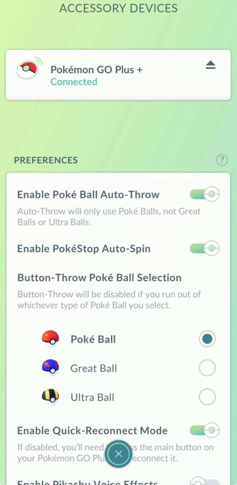 Nintendo Pokémon GO Plus+ Poké Accessory with Yellow Strap Working Perfectly