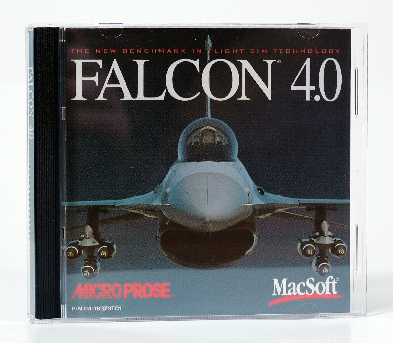 Falcon 4.0 MicroProse MACSOFT CD Flight Sim Vintage Mac Game