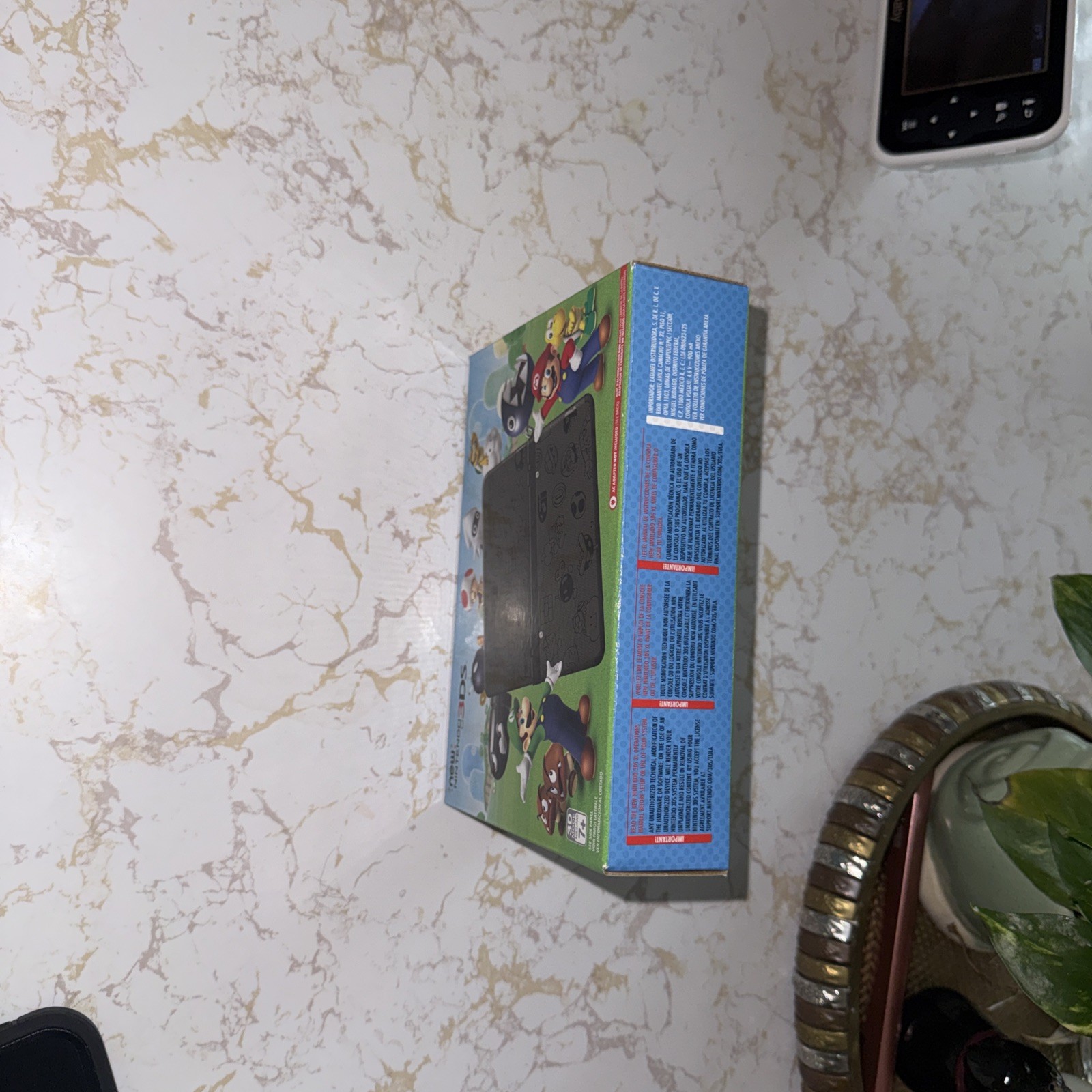 New Nintendo 3DS Super Mario Limited Edition Handheld System Black Unopened