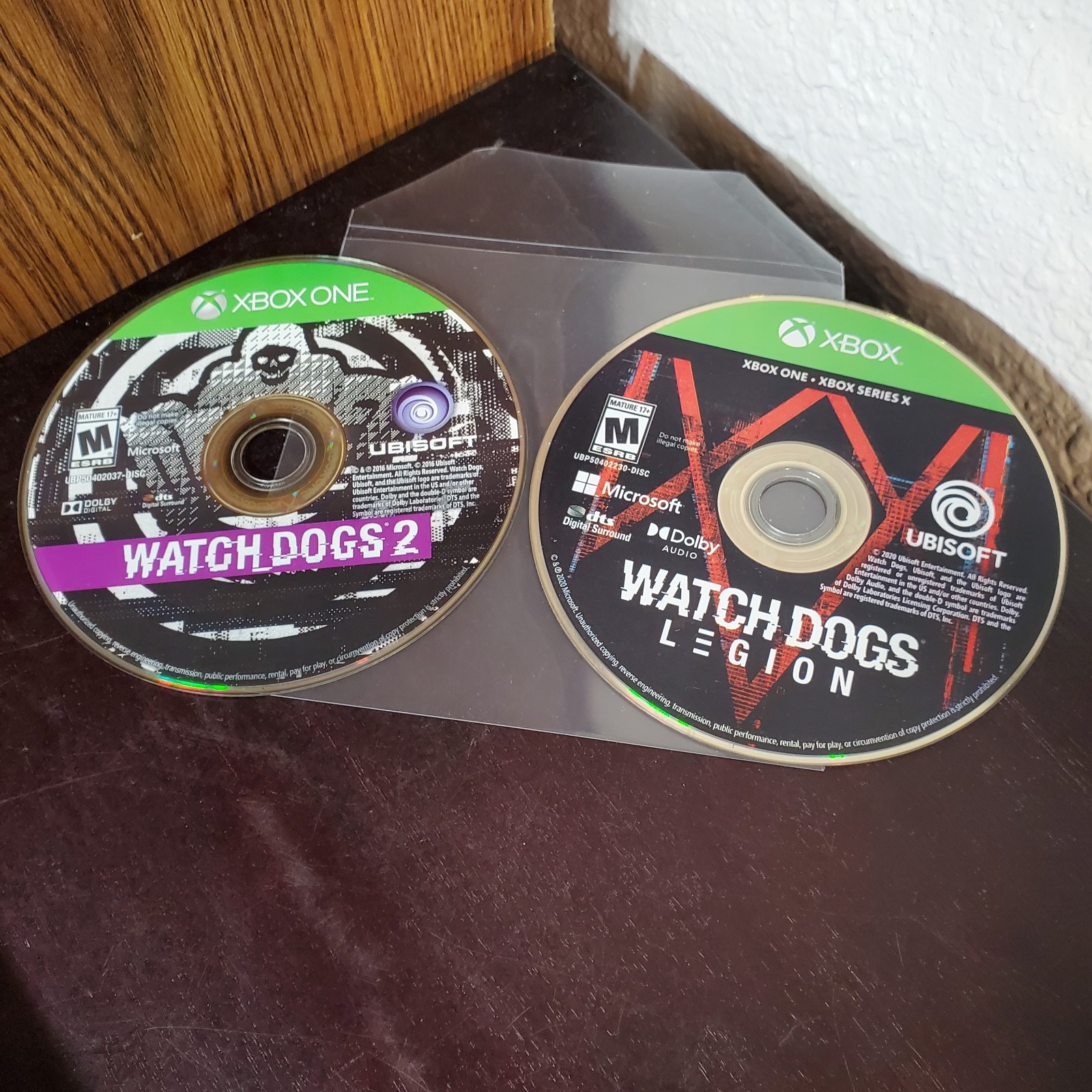Watch Dogs 2 + Legion (Xbox One) Discs Only