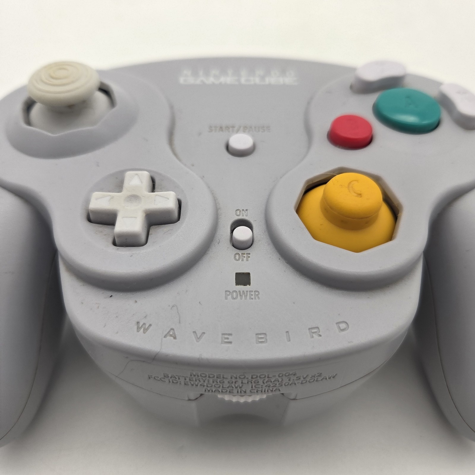 Nintendo Gamecube GC Wavebird Controller Gray NO DONGLE Lot Of 2 – Tested