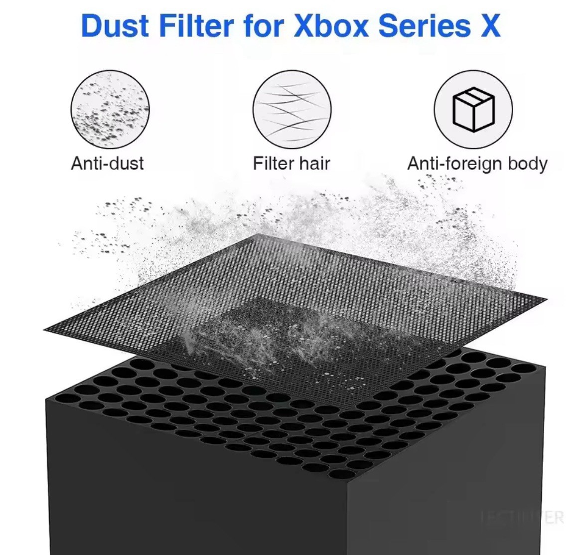 Anti Dust Filter Cover For Xbox Series X Console Cooling Fan Dustproof Cover