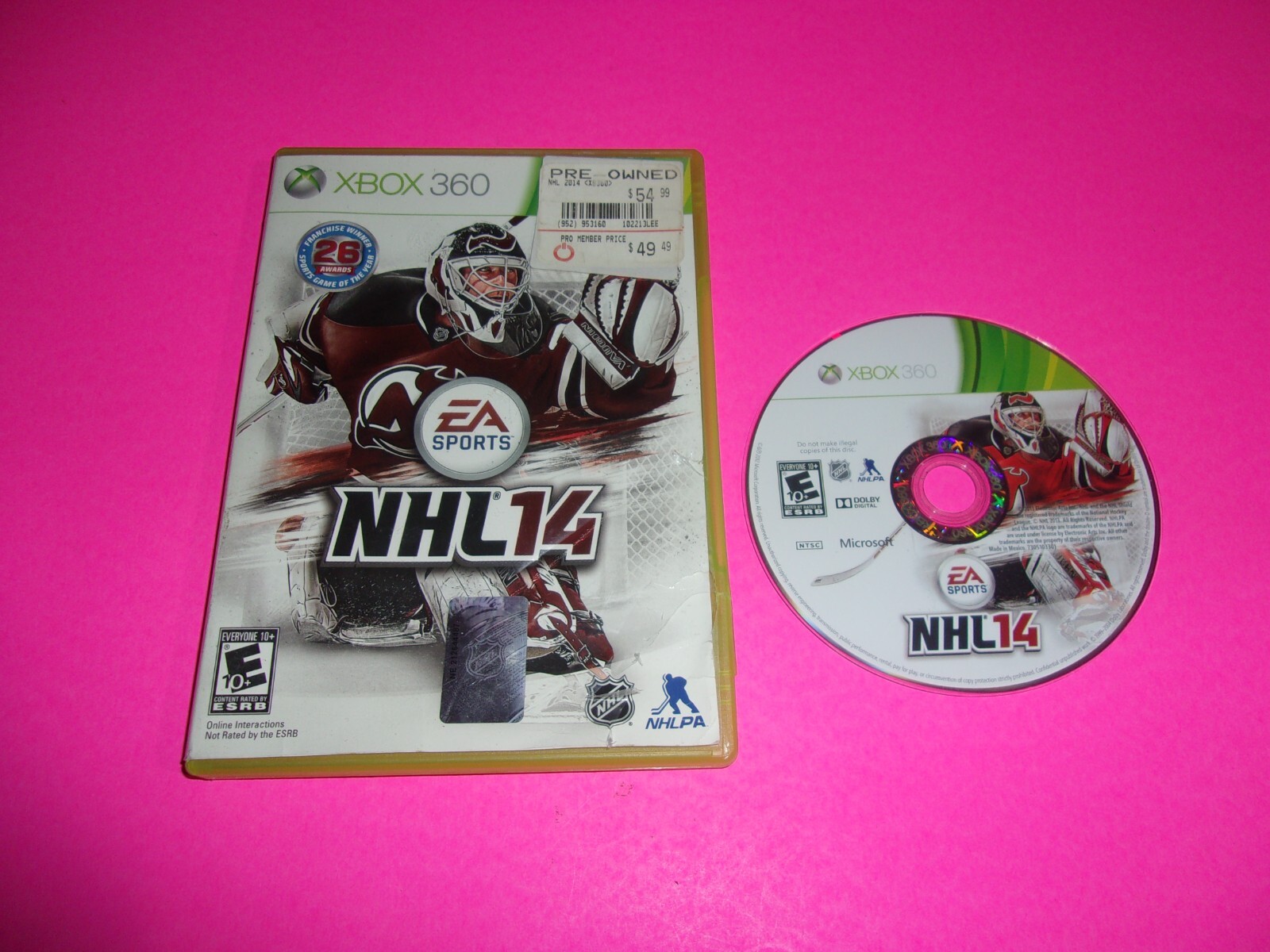Xbox 360 – NHL 14 (Microsoft Xbox 360, 2013) – No Manual