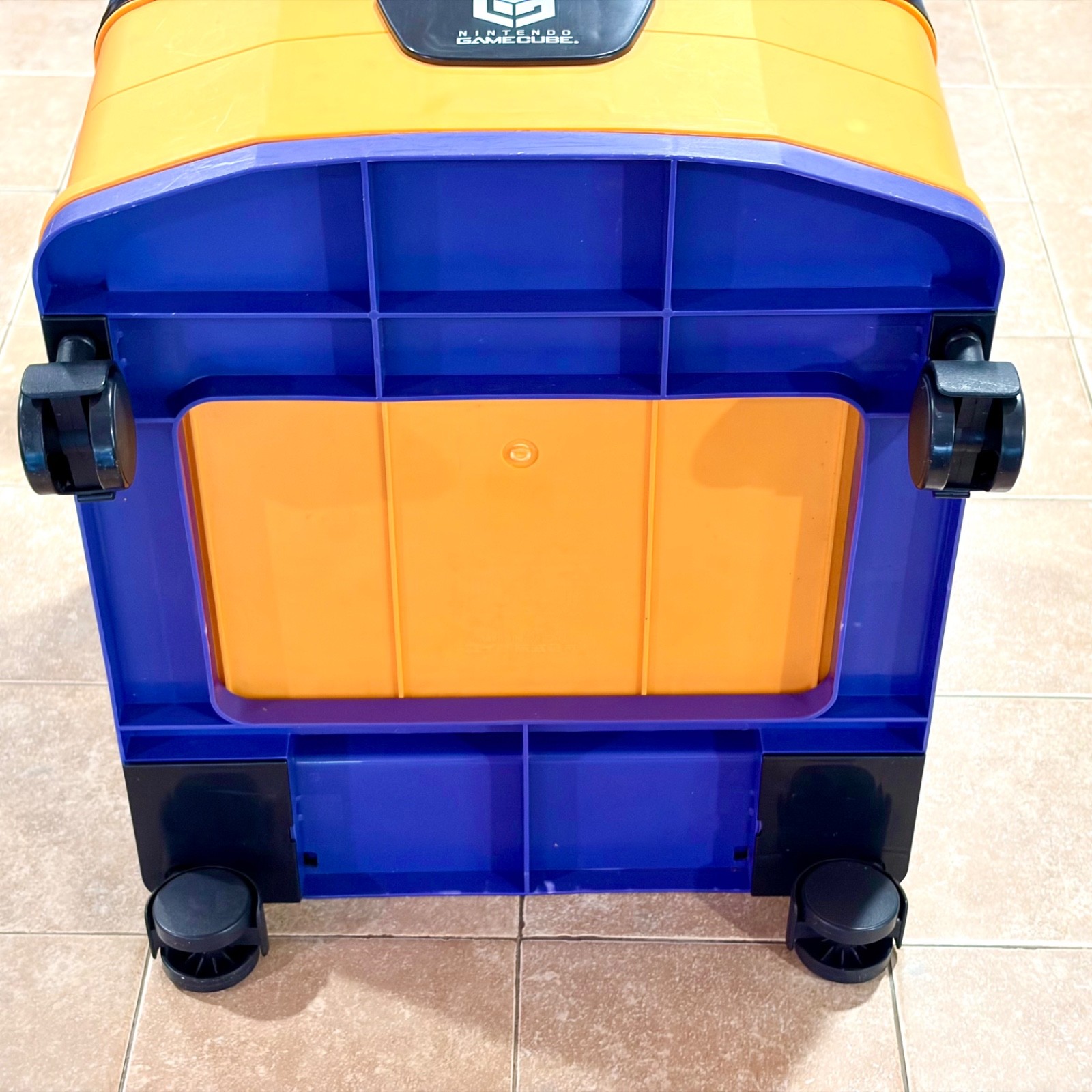 Official Nintendo GameCube Station Rack Storage Orange Purple OEM Wheels Japan