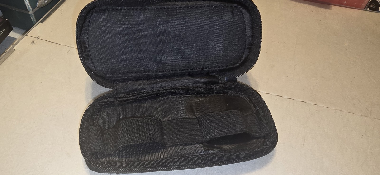 PSP Black Nylon Zippered Padded Carrying Case for Sony PSP Console