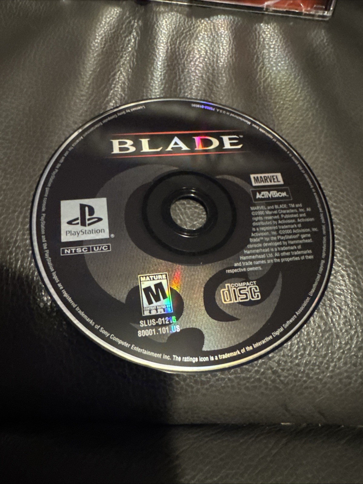 Blade (Sony PlayStation 1 PS1, 2000) CIB Complete Black Label