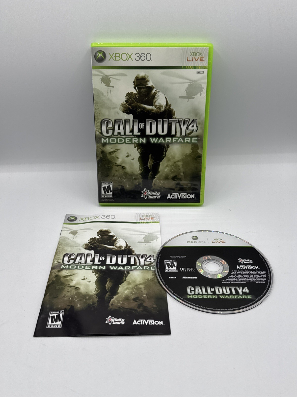 Call of Duty 4: Modern Warfare (Microsoft Xbox 360, 2007) Complete Tested