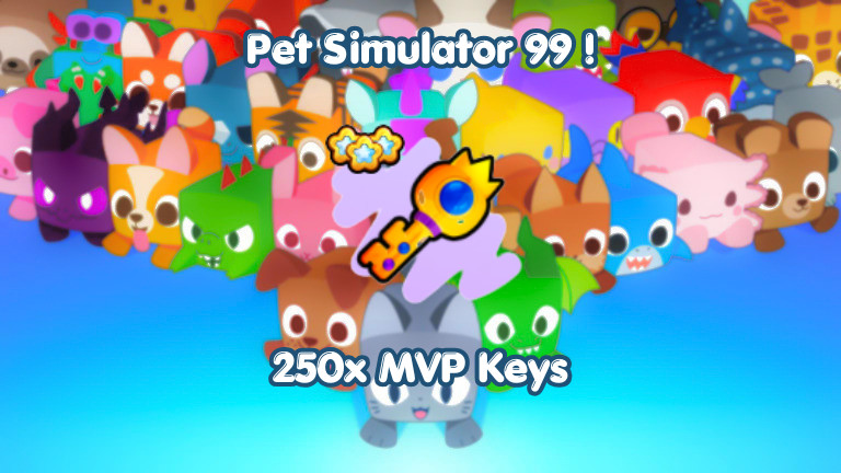PS99 🐾 Random Exclusive Eggs 5x-50x | MVP Keys 250x-1000x