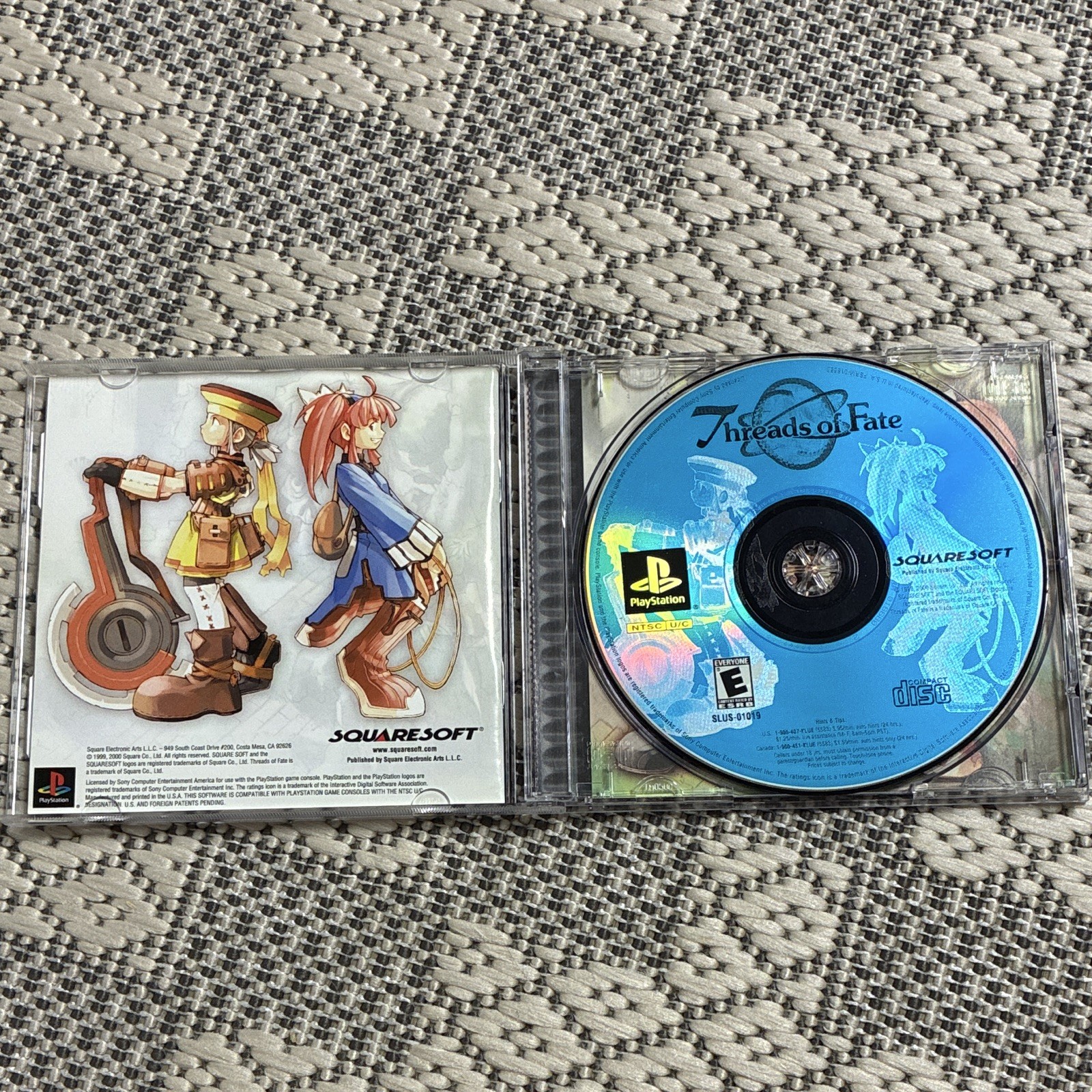 Squaresoft Threads of Fate PlayStation 1 RPG Manual Included NTSC-U/C E 2000