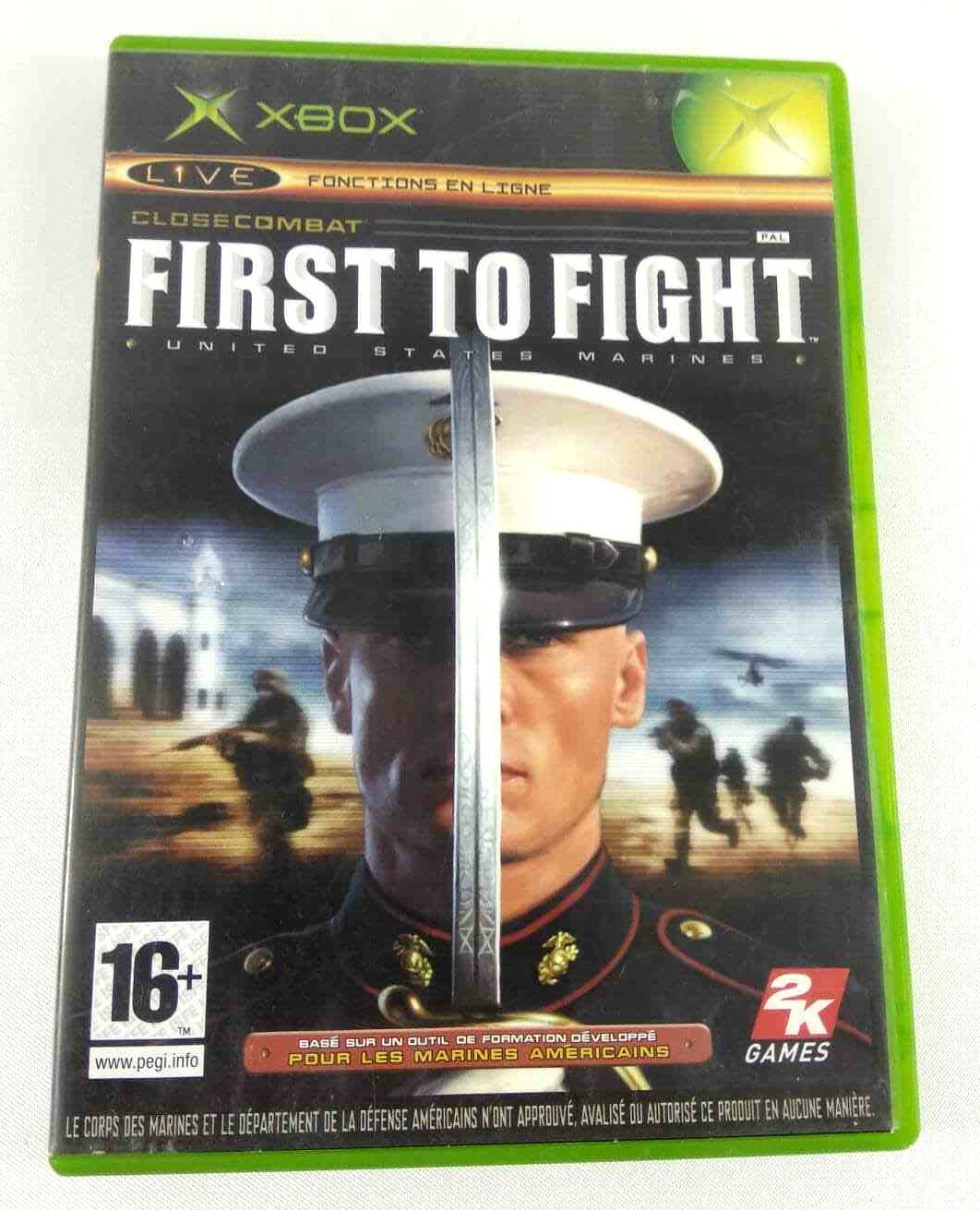 Xbox VF First to Fight No Game Only Empty Box Fast Shipping