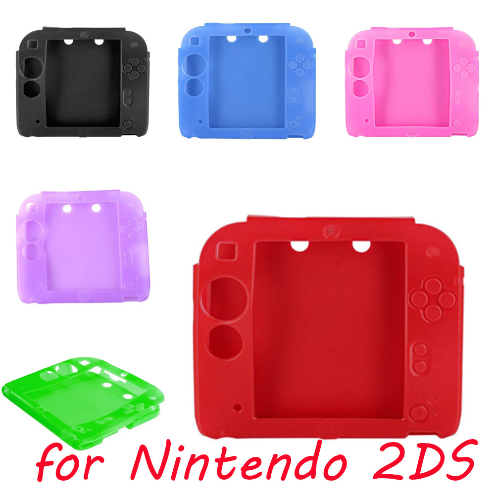 Protective Soft Silicone Rubber Gel Skin Case Cover for Nintendo 2DS Dustproof