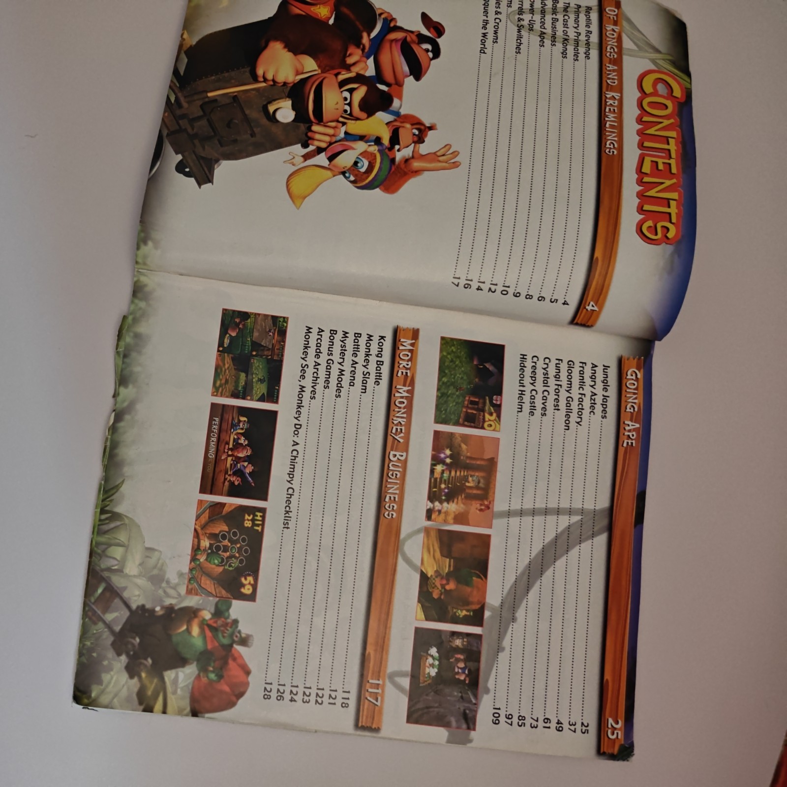 Donkey Kong 64 Nintendo Power Official Player’s Guide N64 w/ Foldout Insert 1999
