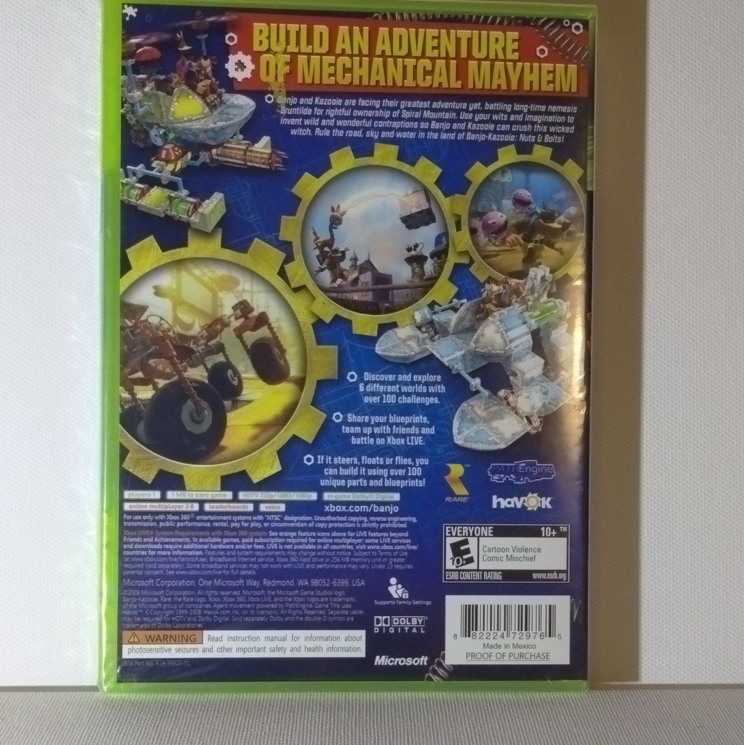 Microsoft Banjo-Kazooie: Nuts & Bolts Xbox 360 Action E10+ NTSC-U/C 2008