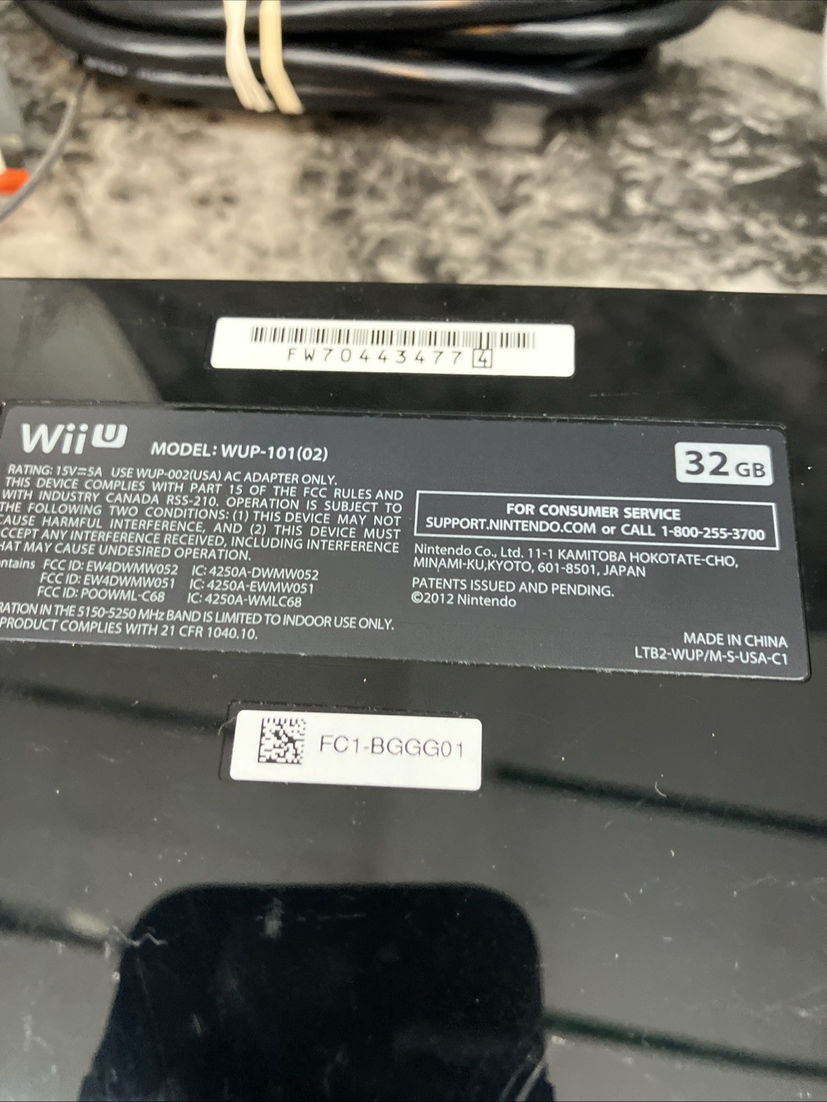 Guaranteed Work Nintendo Wii U 64GB Legend of Zelda WIND WAKER EDITION