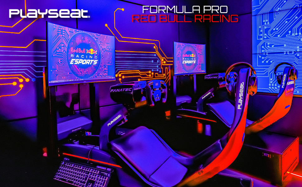 PlaySeat Red Bull Racing Pro F1 Formula Simulator Gaming Driving Chair w/ Manual