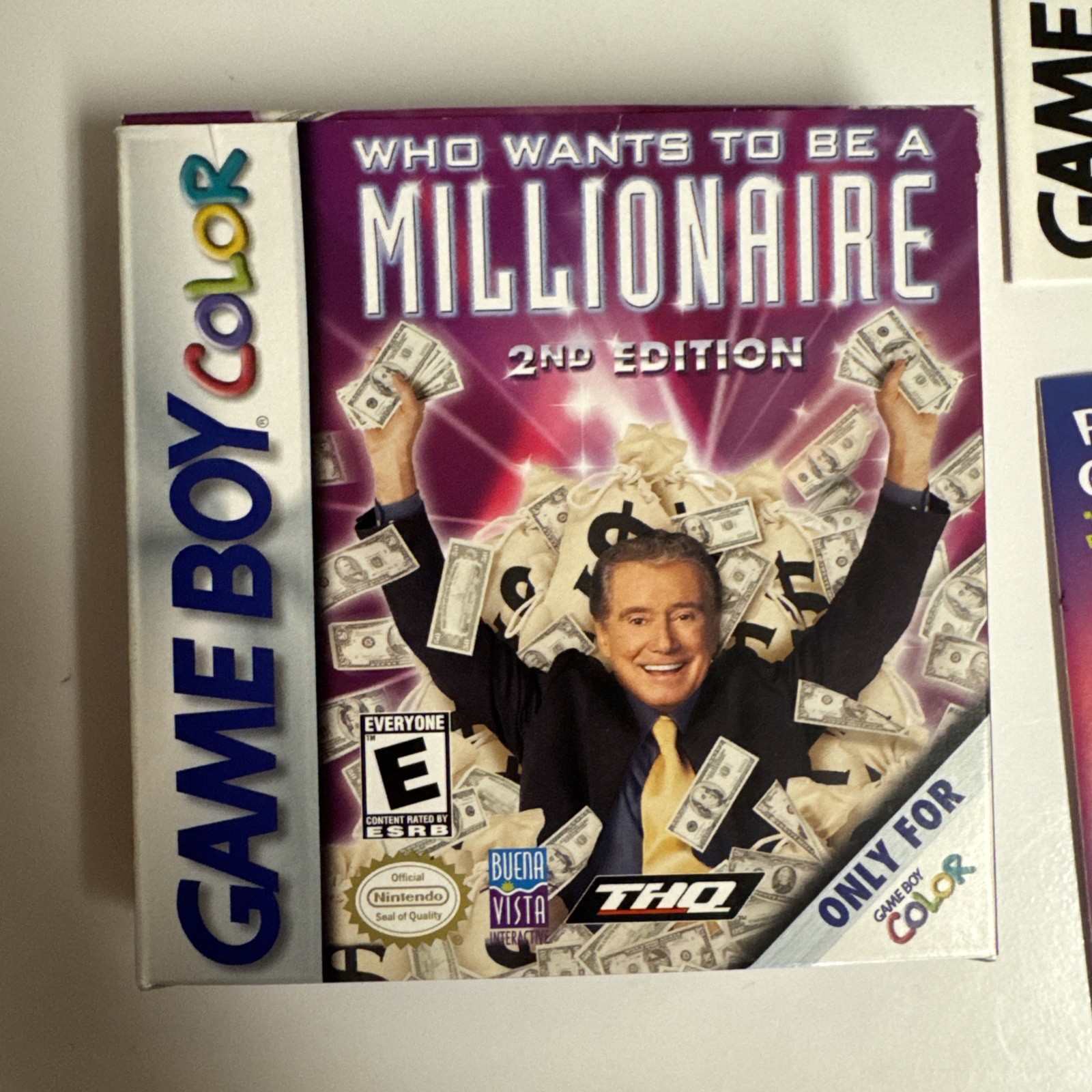 Who Wants to Be a Millionaire 2nd Edition – Nintendo Game Boy Color Complete