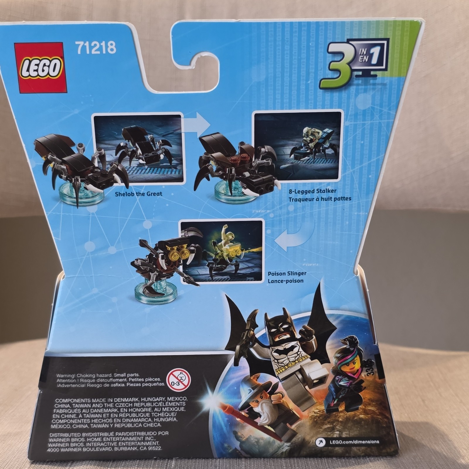 LEGO Dimensions Fun Pack 71218 Gollum & Shelob The Lord of the Rings 3-in-1