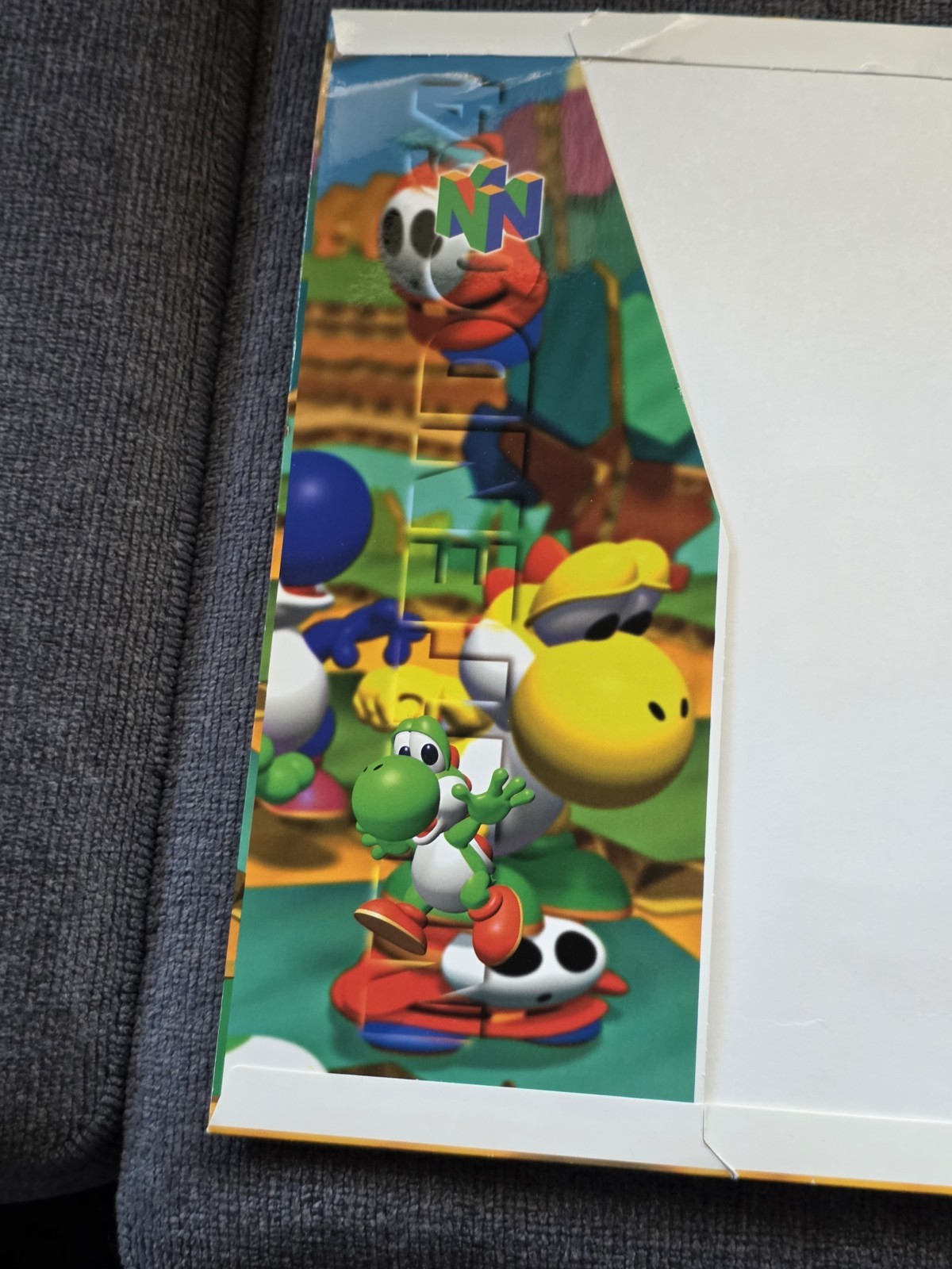 Vintage Nintendo 64 Folders Lot – Mario 64, Yoshi, Star Fox – 90s N64