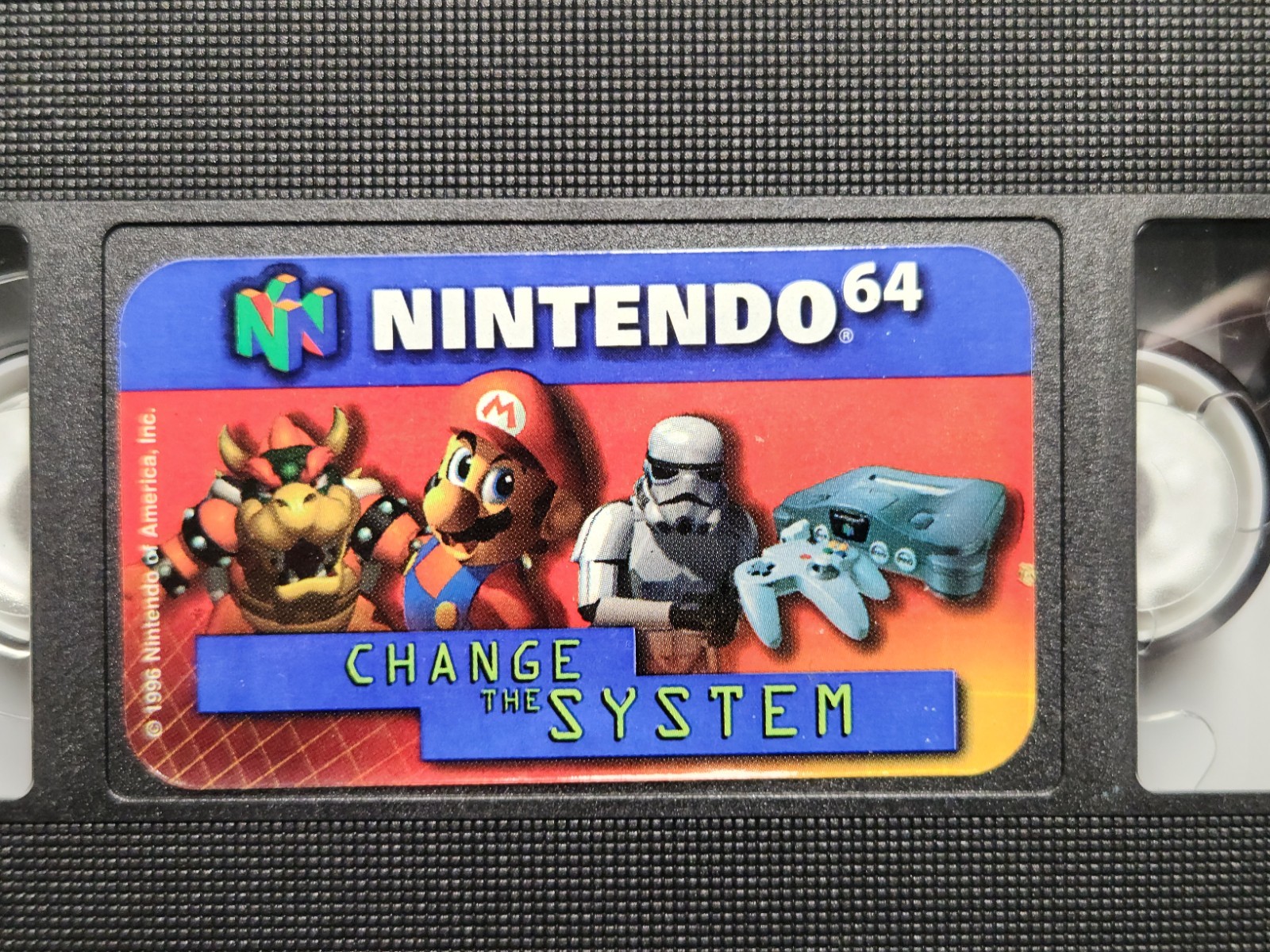 Change the System – 1996 N64 Nintendo 64 Console Launch Promo VHS Cassette Tape