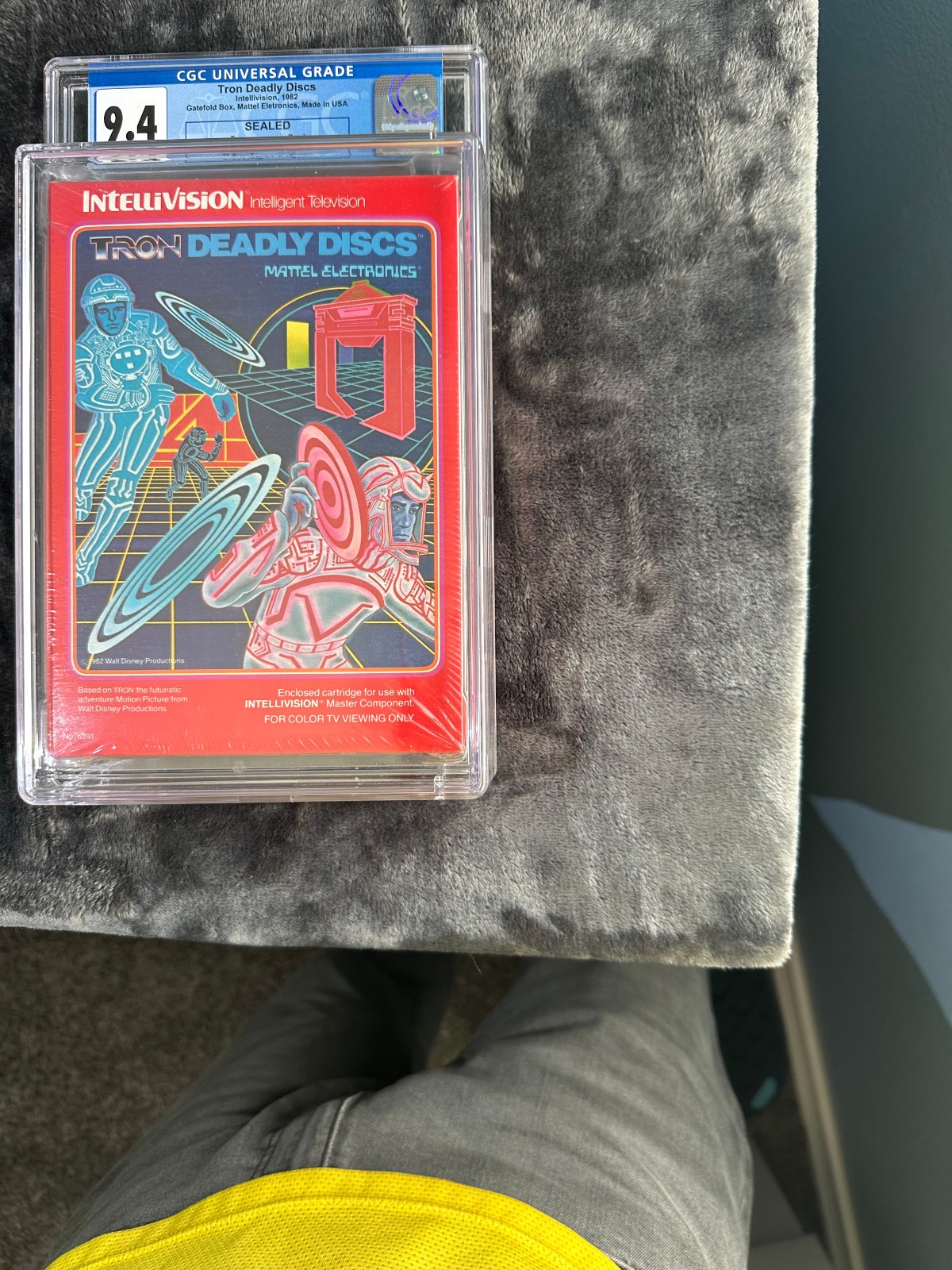 TRON: DEADLY DISKS (Intellivision, 1982) SEALED Grade: A++ CGC 9.4
