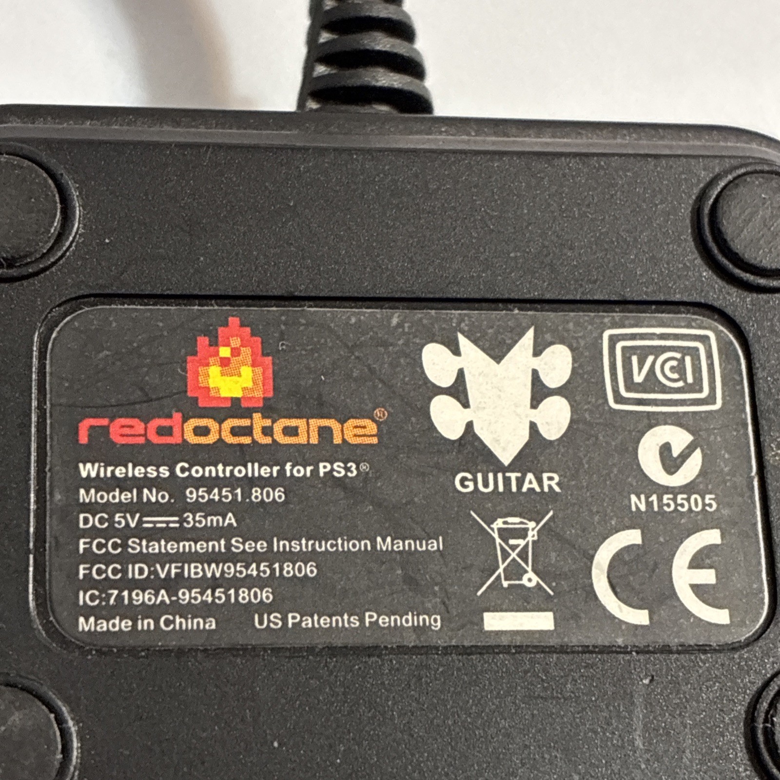 Guitar Hero World Tour PS3 Wireless Guitar Dongle RedOctane Authentic Adapter