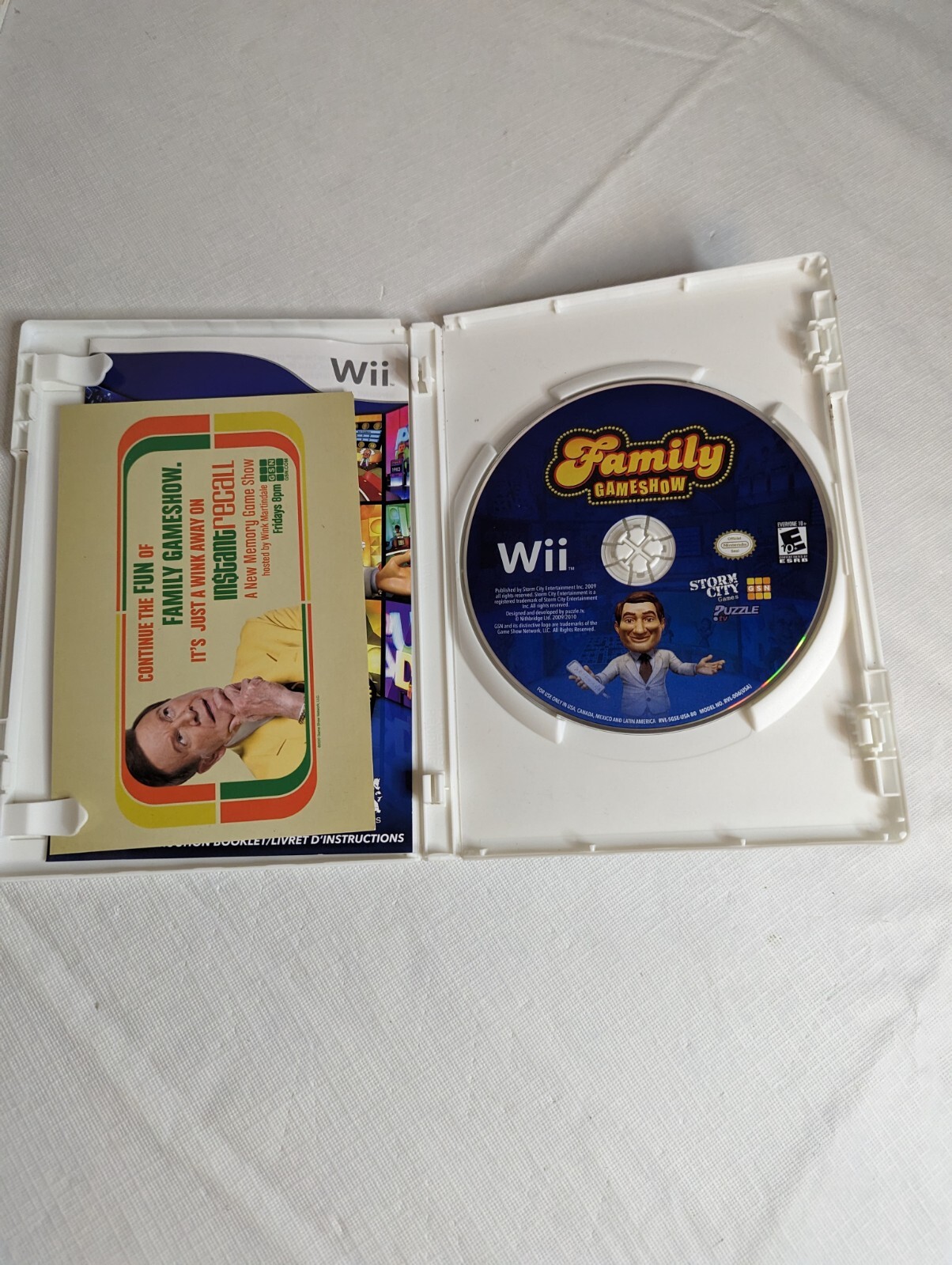 GSN Presents: Family Gameshow Nintendo Wii Storm City Games 2010 Complete