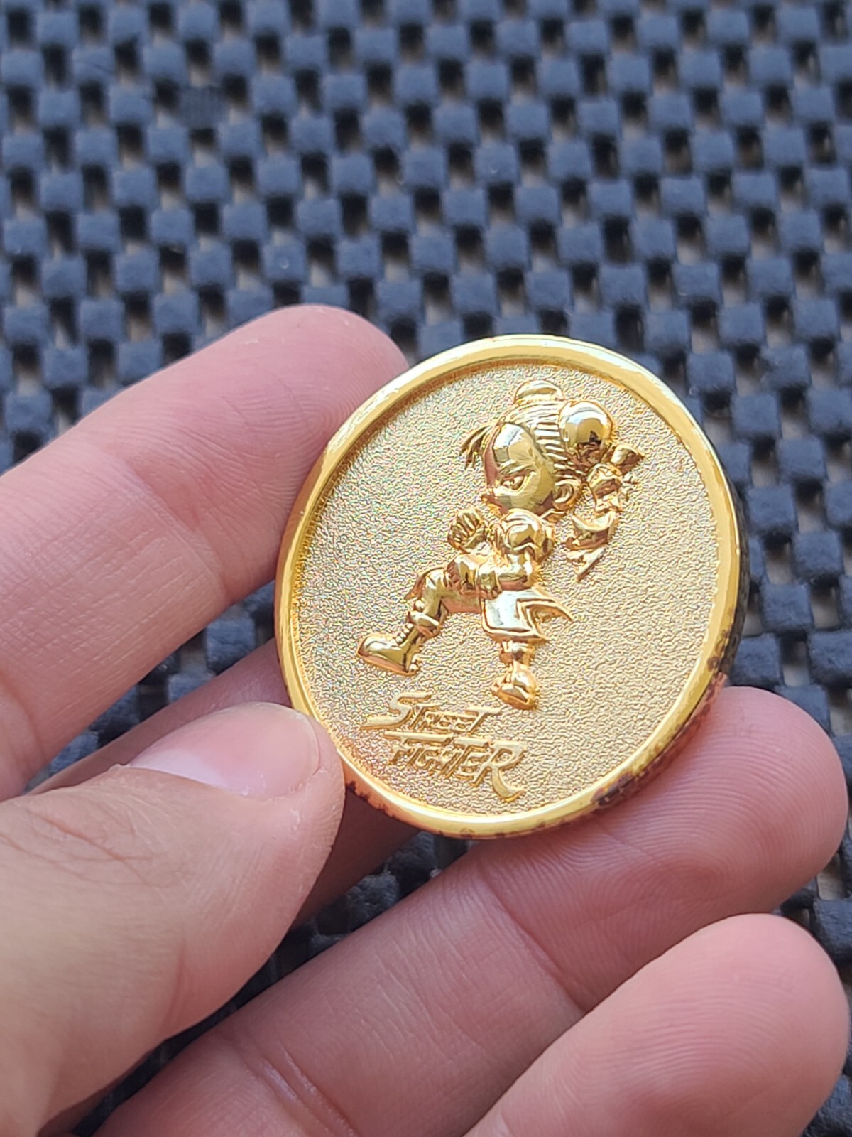Street Fighter Coin Medal Video Game 10t Anniversary Rare CAPCOM SNES SEGA GBA