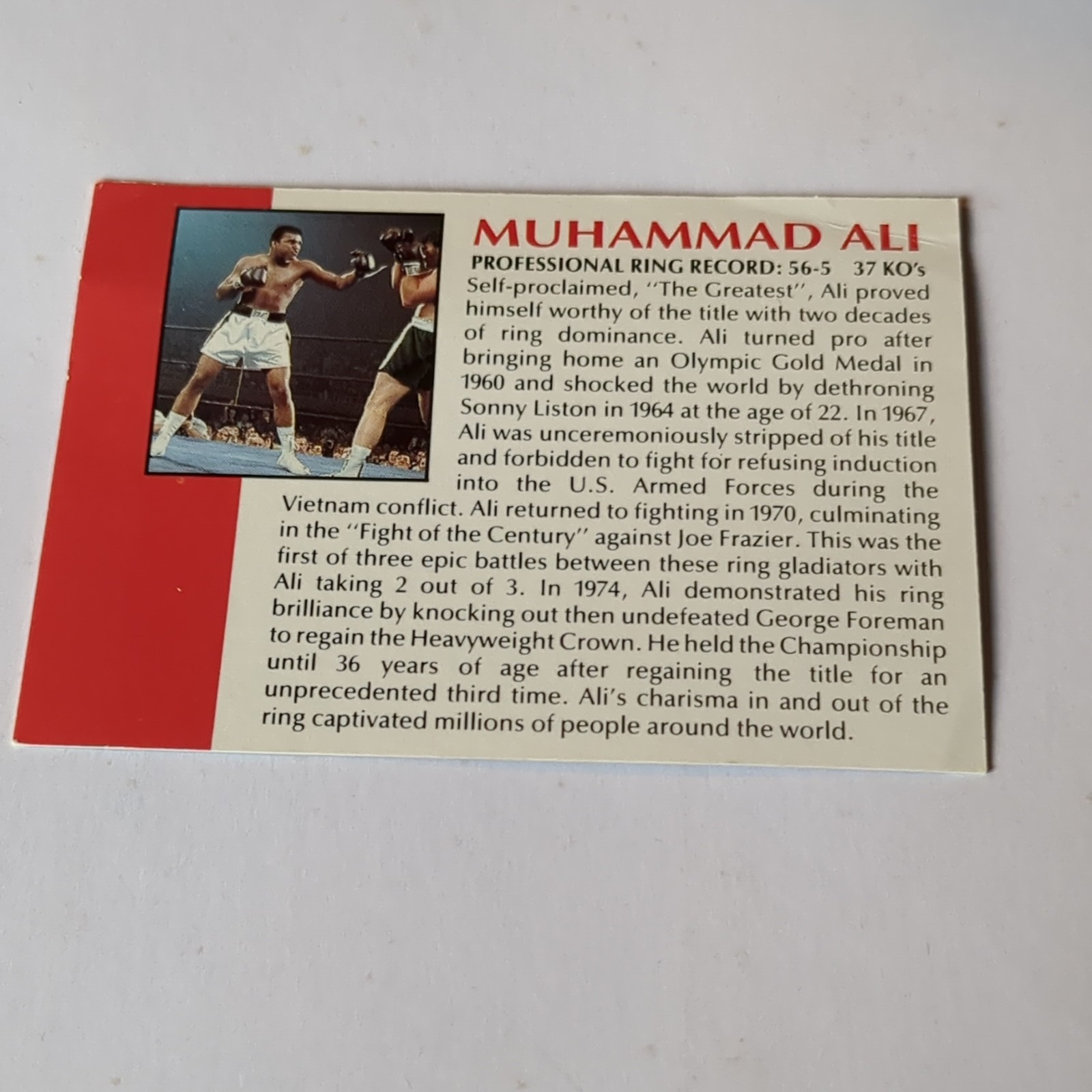 Virgin Games Muhammad Ali Heavyweight Boxing CIB + Sports Card Insert Genesis