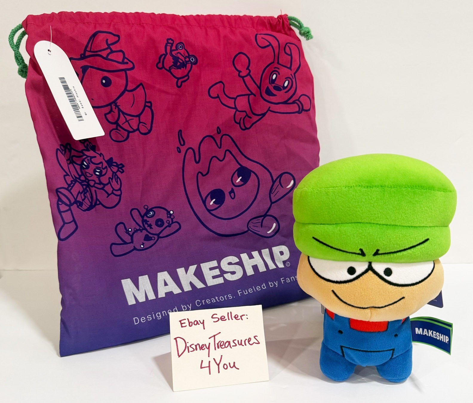 Official Makeship Vs Dave & Mr. Bambi Plushie Friday Night Funkin Game Plush NEW