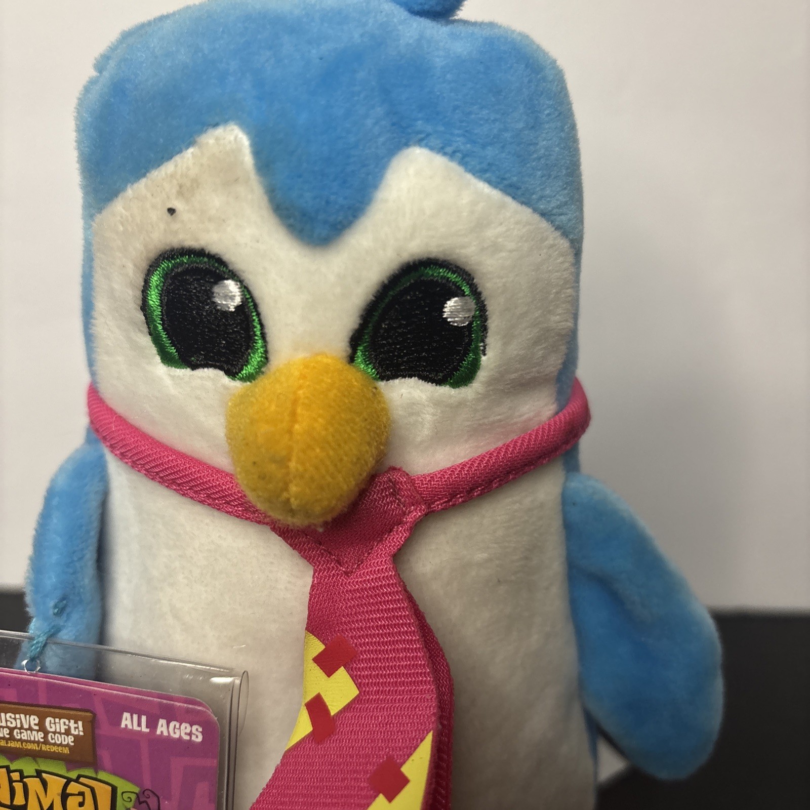 Jazwares Animal Jam Penguin Plush Exclusive Gift Online Game Code 2016