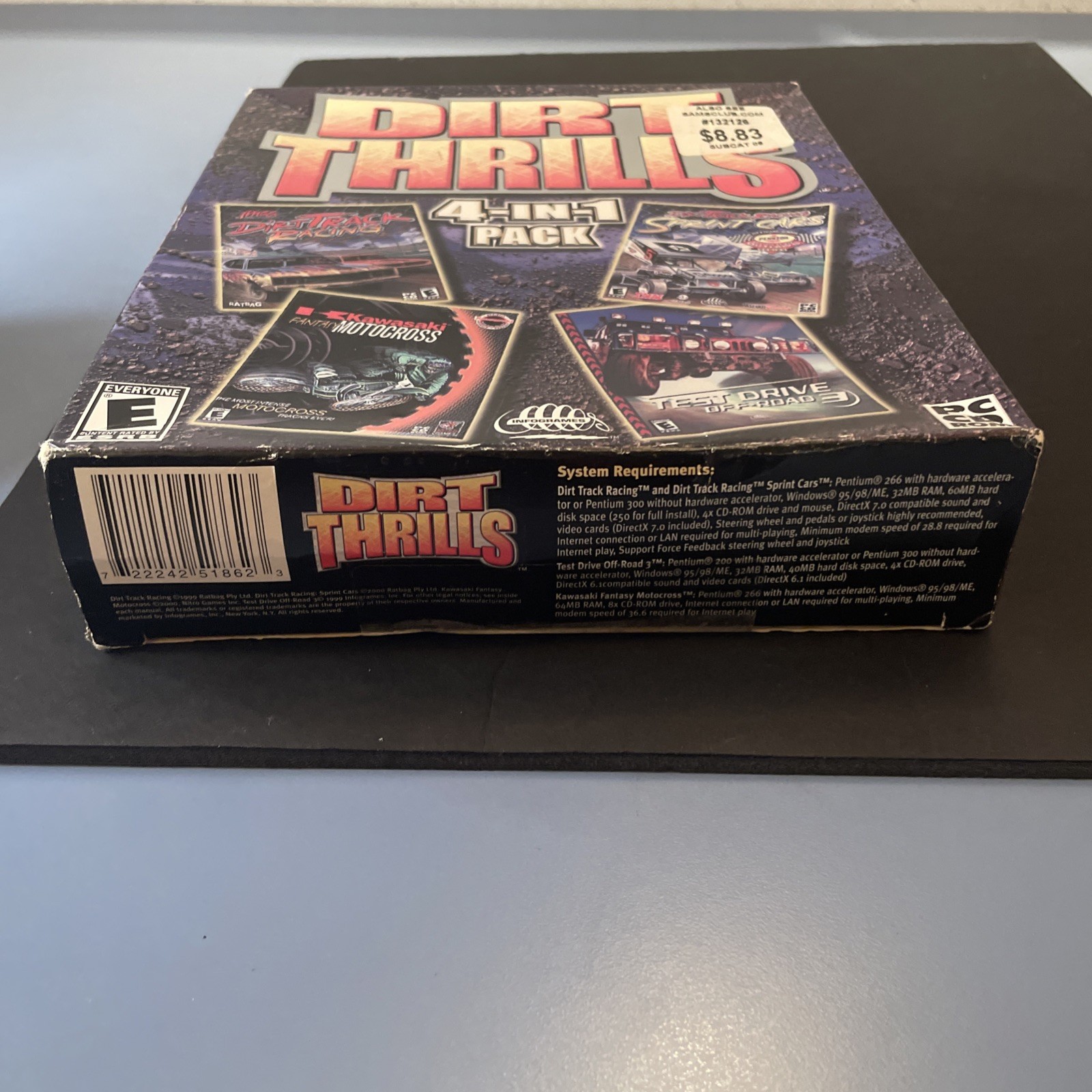 NIB Dirt Thrills PC/CD ROM Games 4-In-1 Pack Dirt Racing 2000