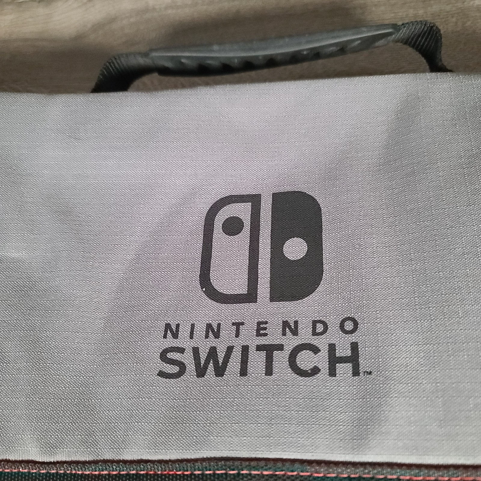 Nintendo Switch PowerA Everywhere Messenger Bag Black and Gray Missing Strap