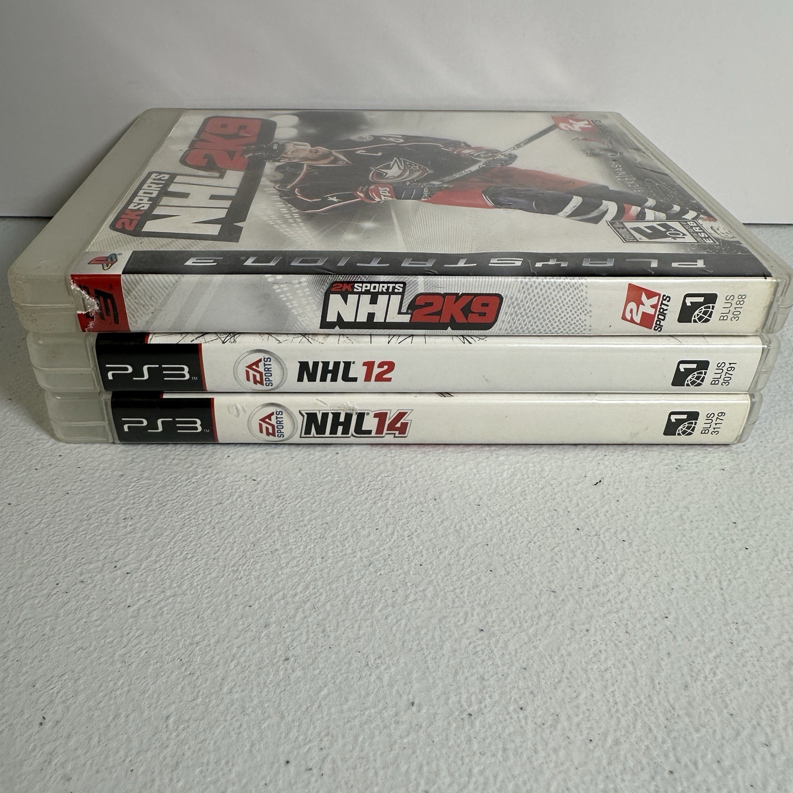 PS3 NHL Bundle- 2K9 / NHL 12 / NHL 14