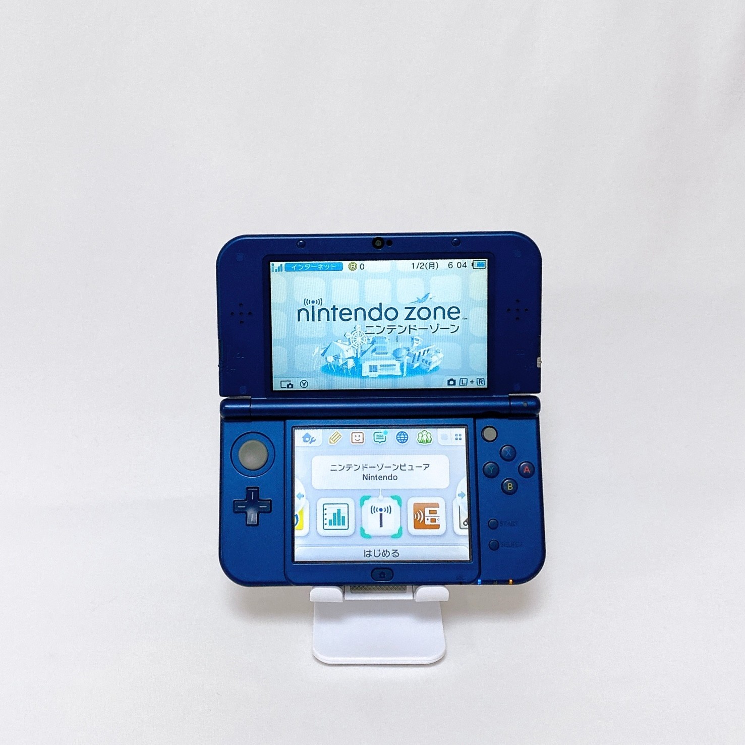【Top IPS】New Nintendo 3DS LL XL Metallic Blue Japan Console Tested Fast Shipping
