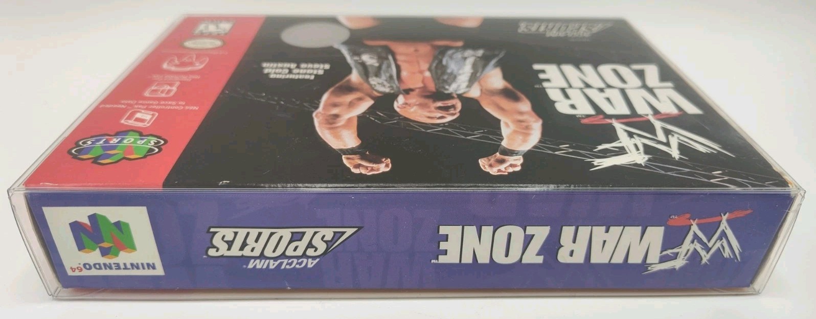 WWF War Zone (N64, 1998) *CIB + Case Protector + Strategy Guide* VINTAGE Tested!