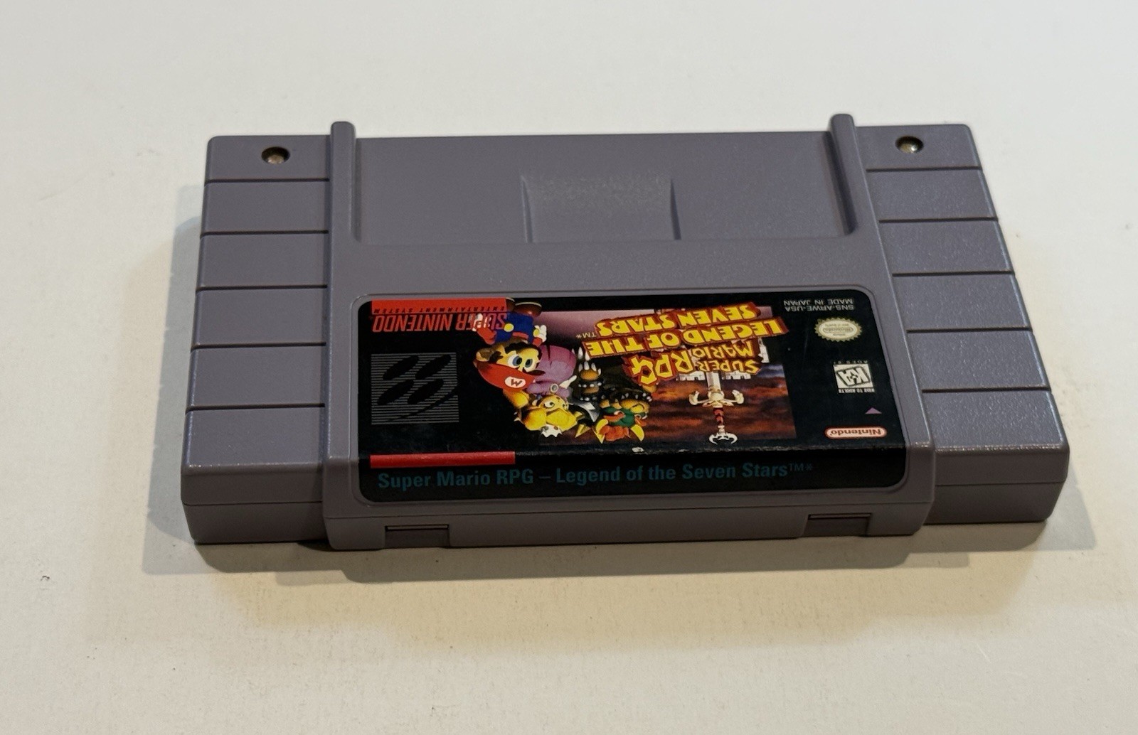 Super Mario RPG: Legend of the Seven Stars (Super Nintendo, 1996) W Manual