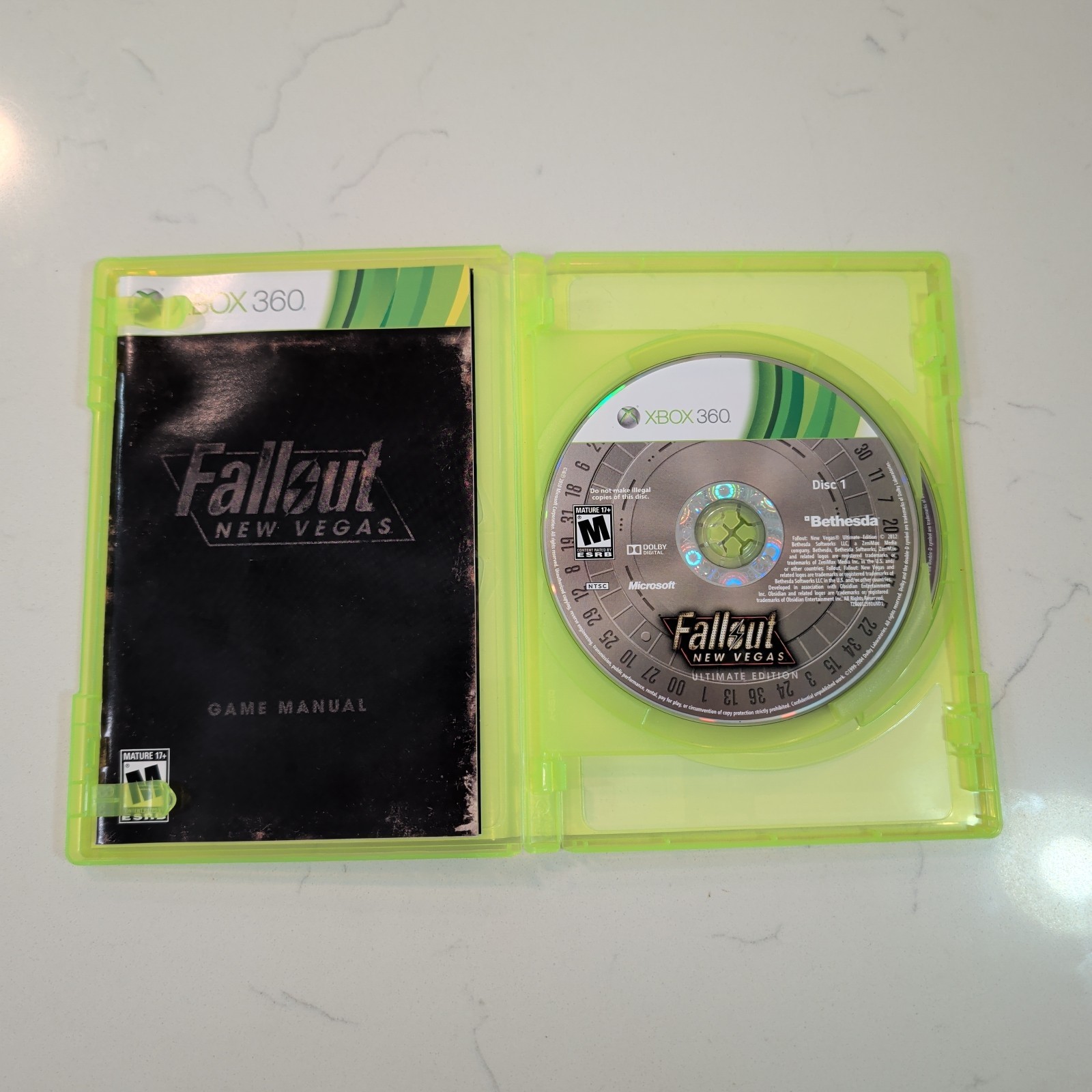 Fallout: New Vegas – Ultimate Edition (Xbox 360, 2012) w/ Manual – Tested