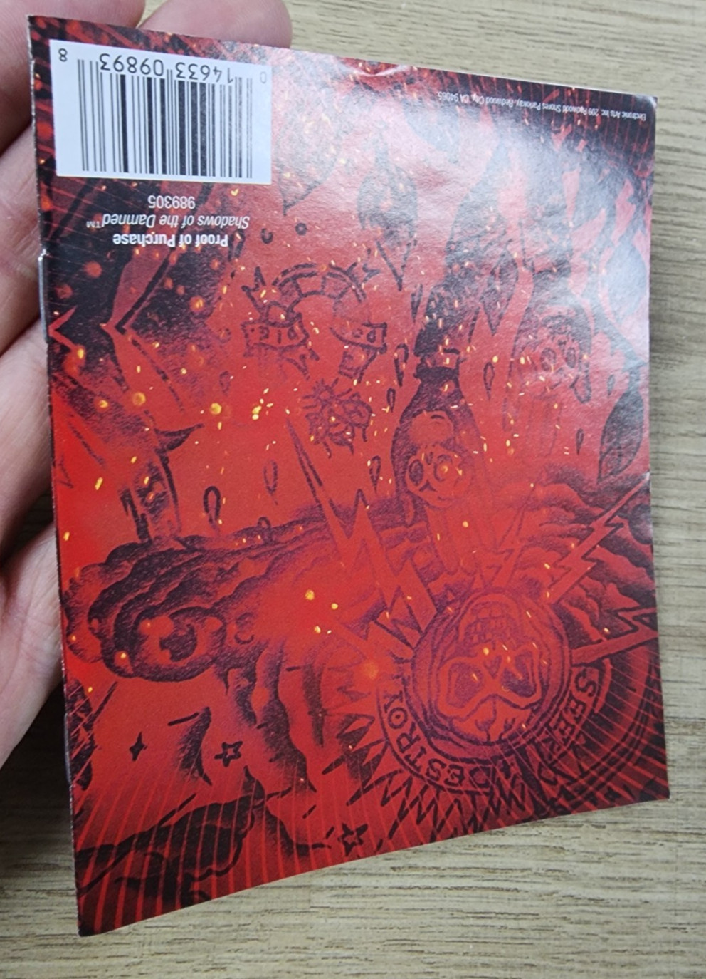 USED AUTHENTIC MANUAL ONLY – NO GAME NO BOX -) SHADOWS OF THE DAMNED (- PS3