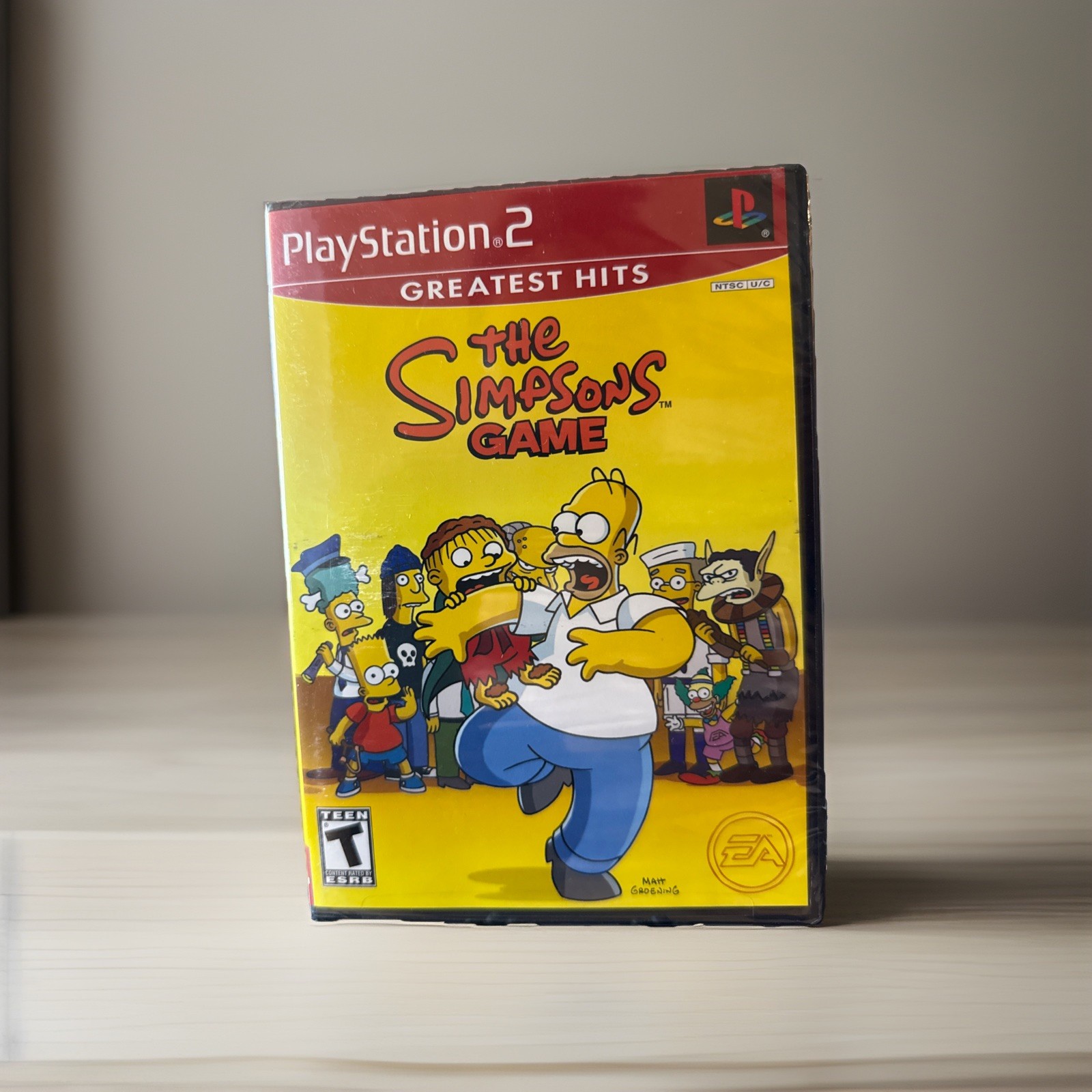 The Simpsons Game PS2 Greatest Hits – New Sealed – Fast Shipping