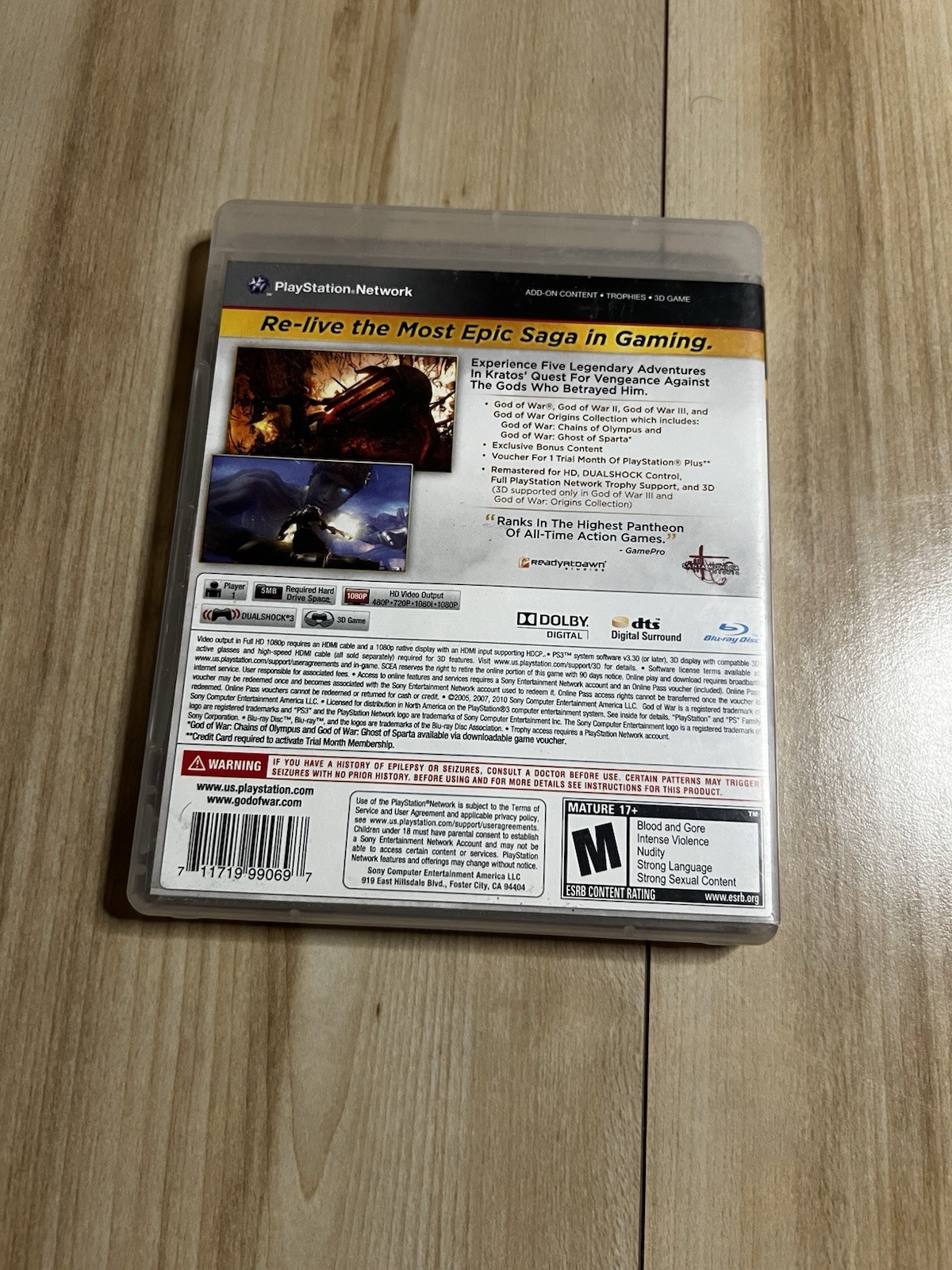 God of War Saga (Sony PlayStation 3, 2012)
