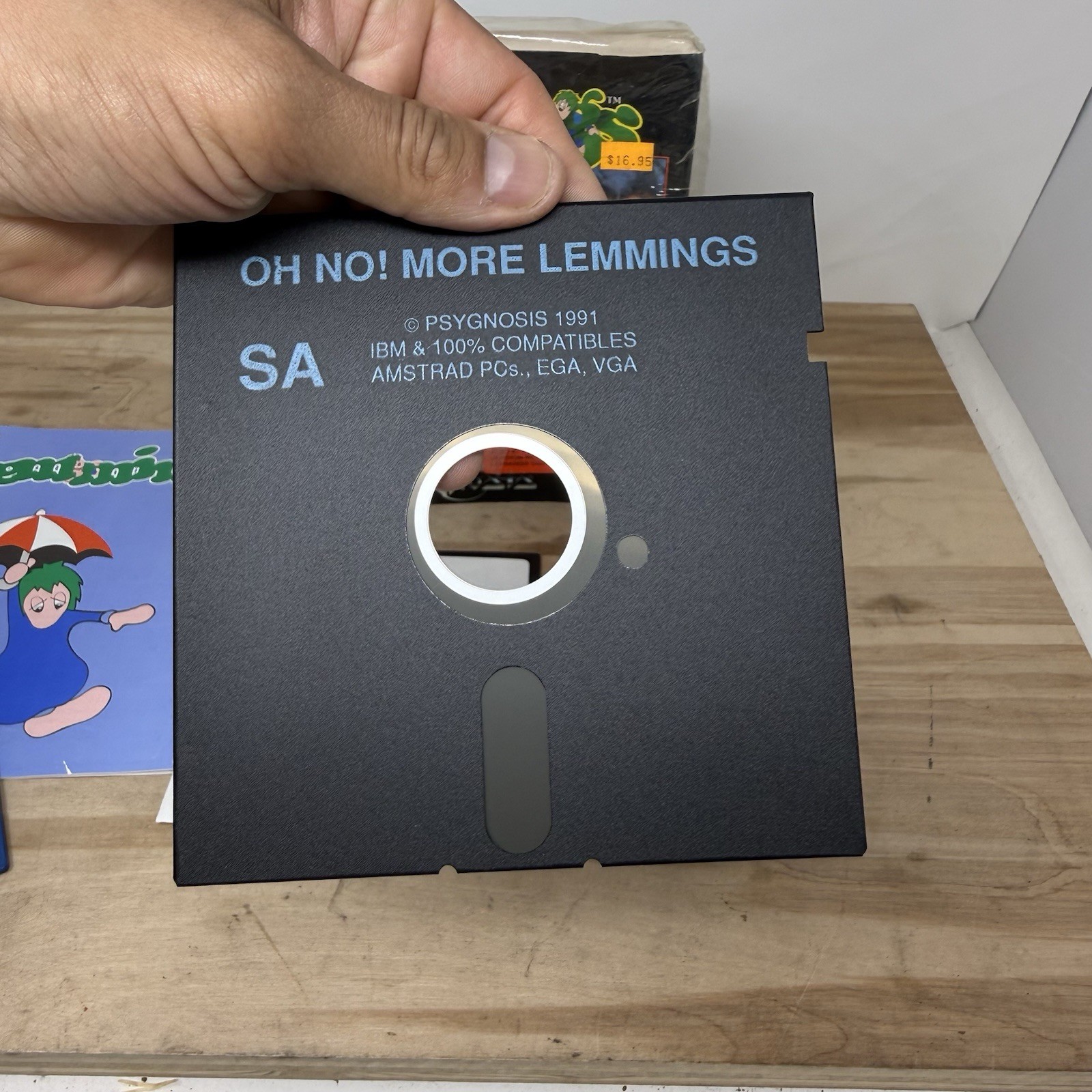 Oh No! More Lemmings 1991 Big Box 3.5″ & 5.25″ Disks ADD ON VERSION